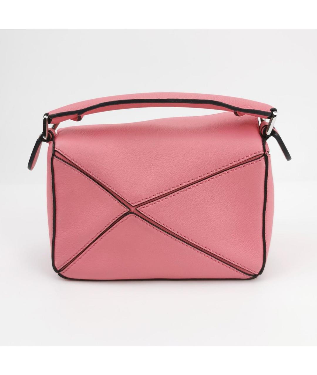 LOEWE Розовая кожаная сумка через плечо, фото 4