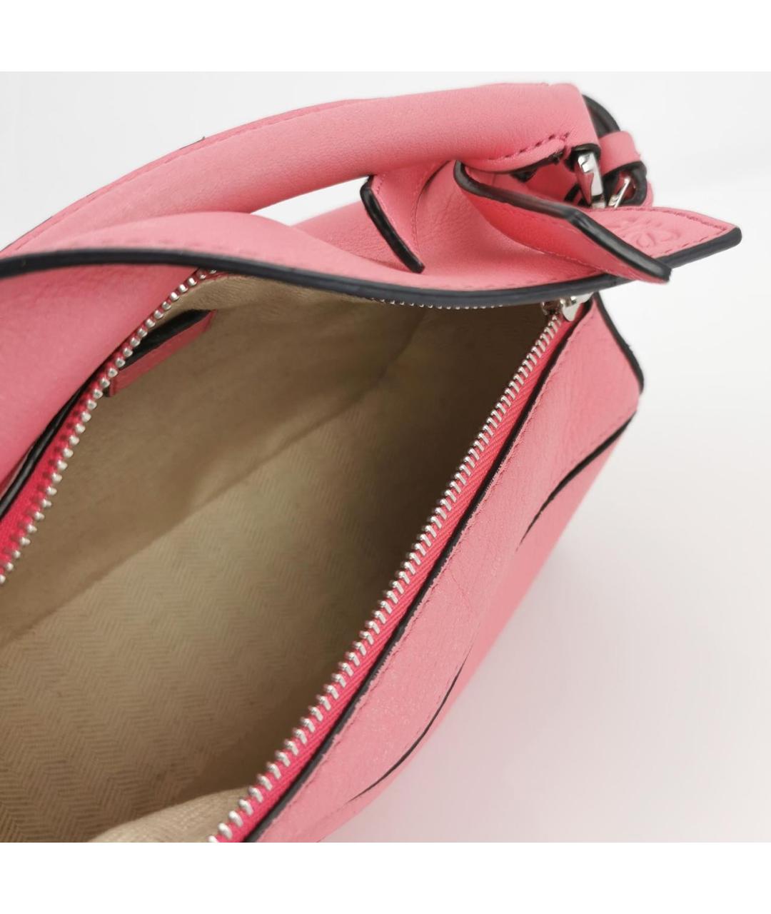 LOEWE Розовая кожаная сумка через плечо, фото 6