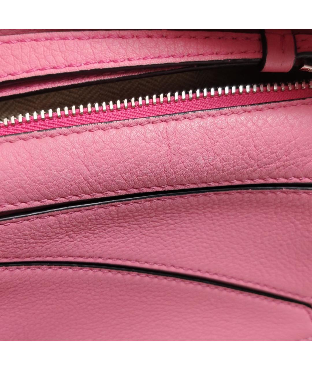 LOEWE Розовая кожаная сумка через плечо, фото 7