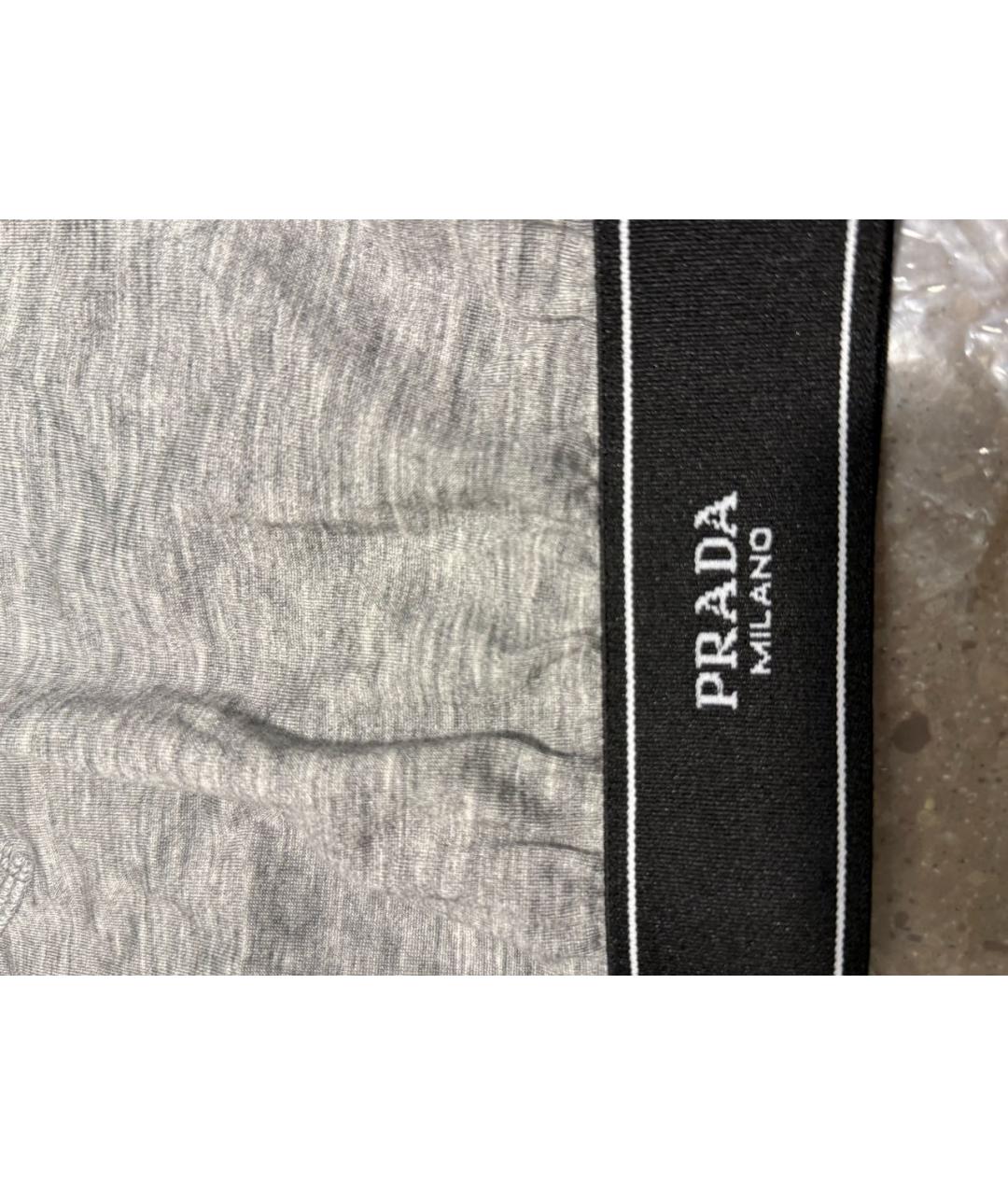 PRADA Серая футболка, фото 4