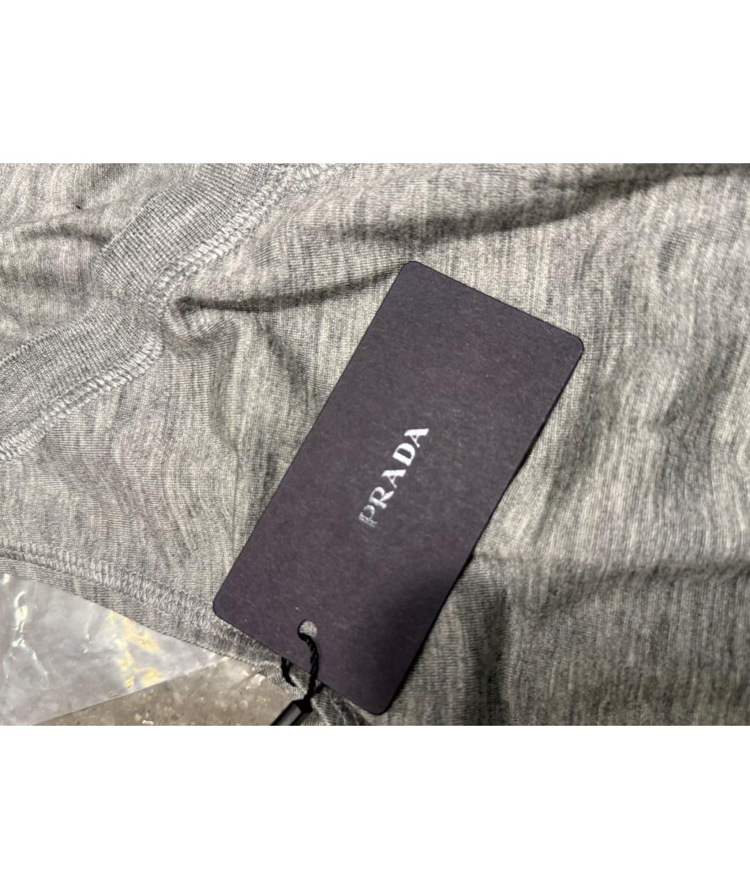 PRADA Серая футболка, фото 3