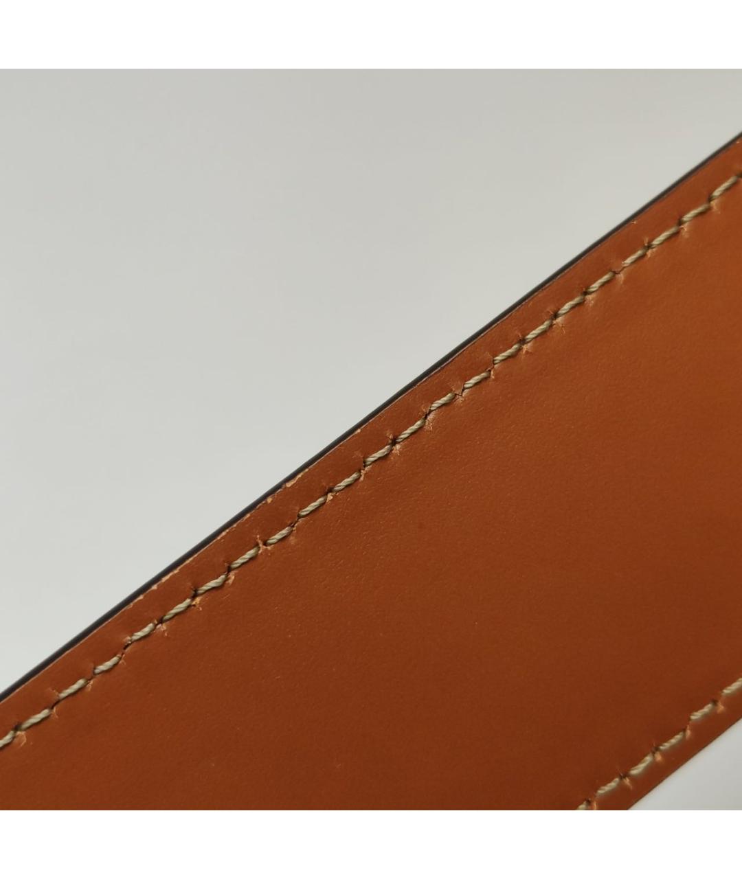 FENDI Коричневая кожаная сумка через плечо, фото 7