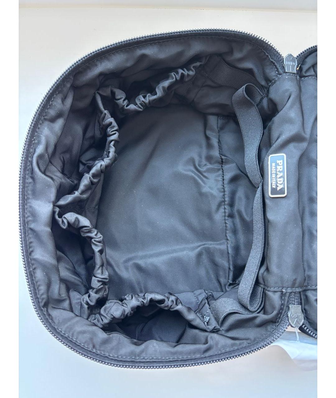 PRADA Черная тканевая косметичка, фото 6