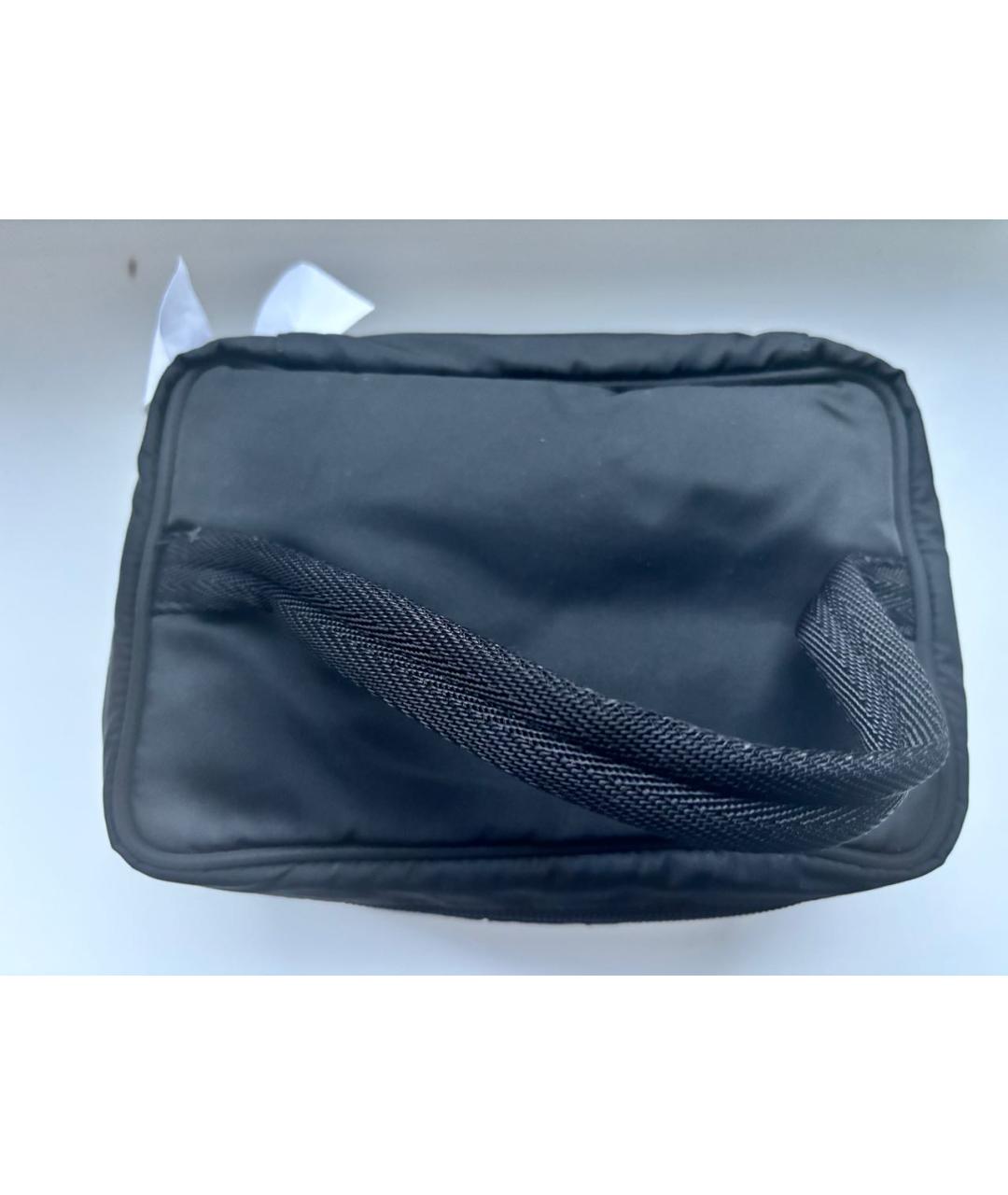 PRADA Черная тканевая косметичка, фото 4