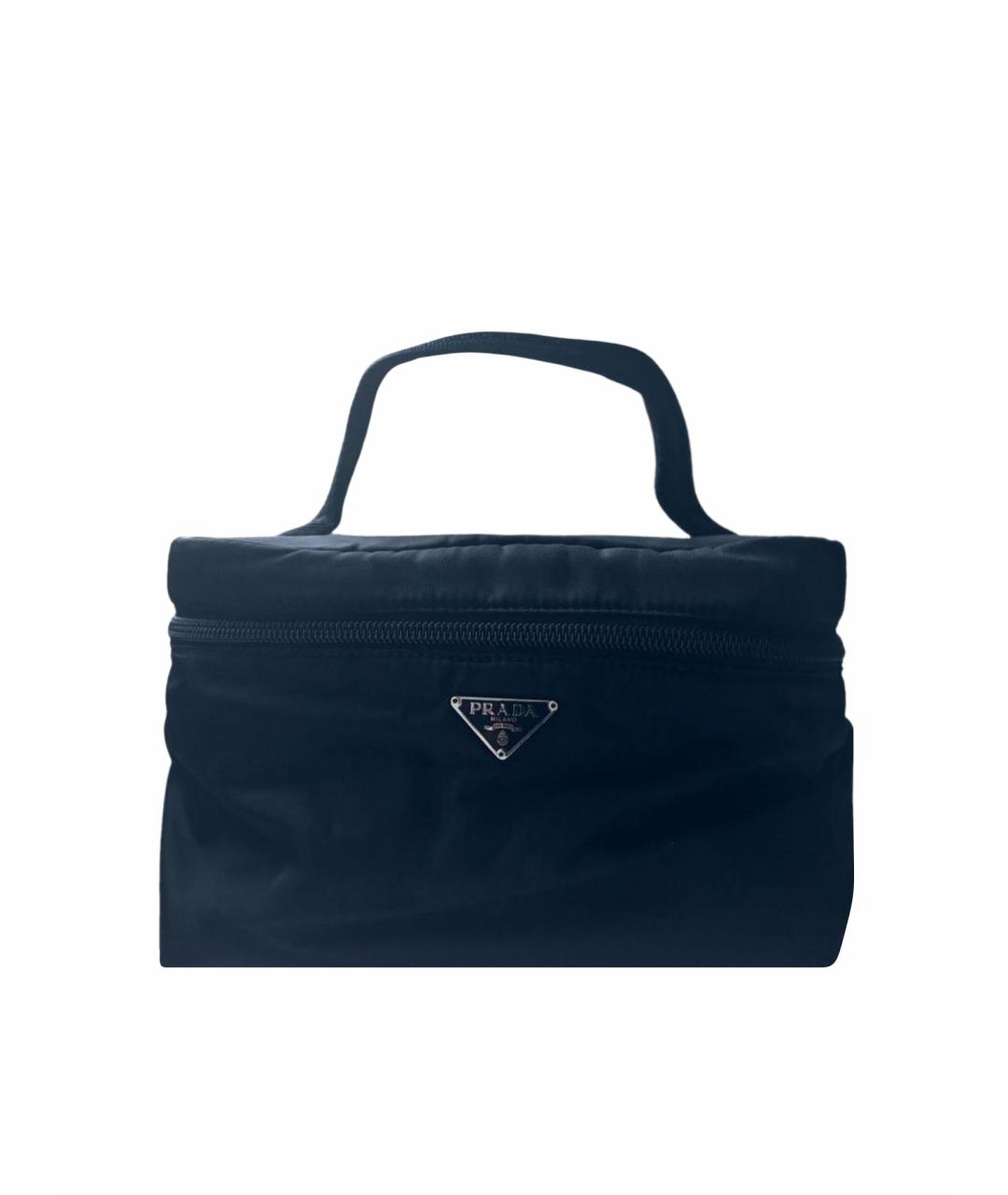 PRADA Черная тканевая косметичка, фото 1