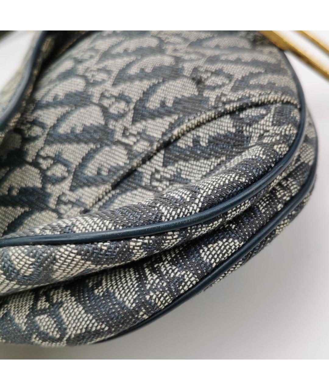 CHRISTIAN DIOR Черная кожаная сумка с короткими ручками, фото 8