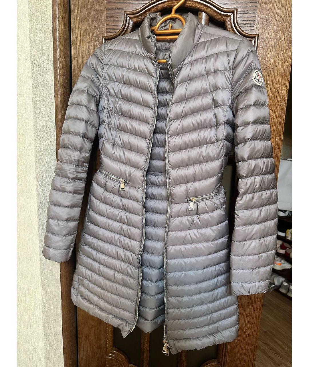 MONCLER Серая парка, фото 5