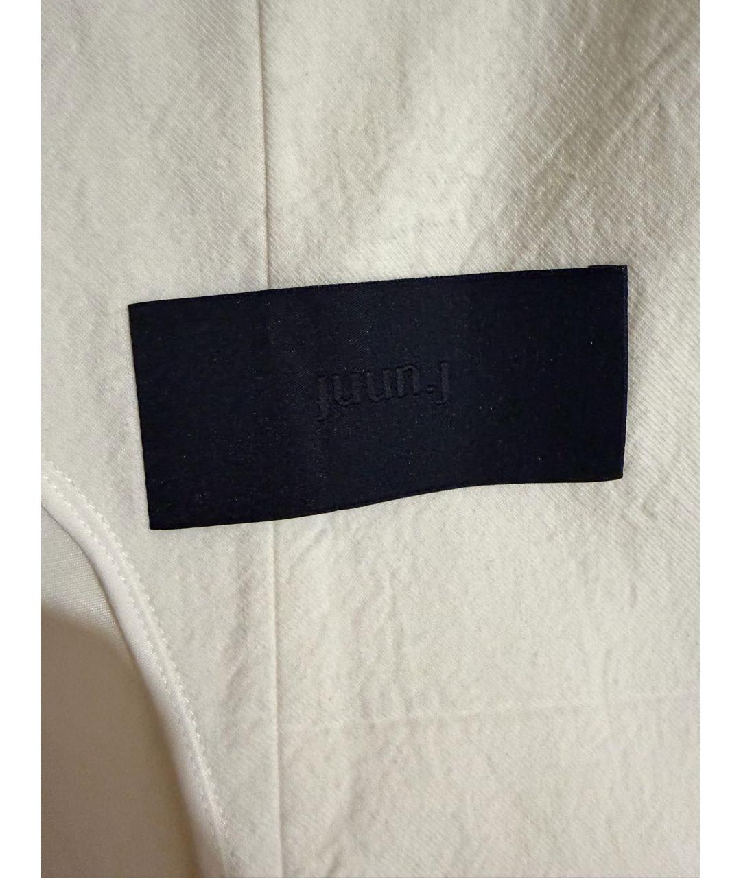 JUUN.J Белый льняной жакет/пиджак, фото 2