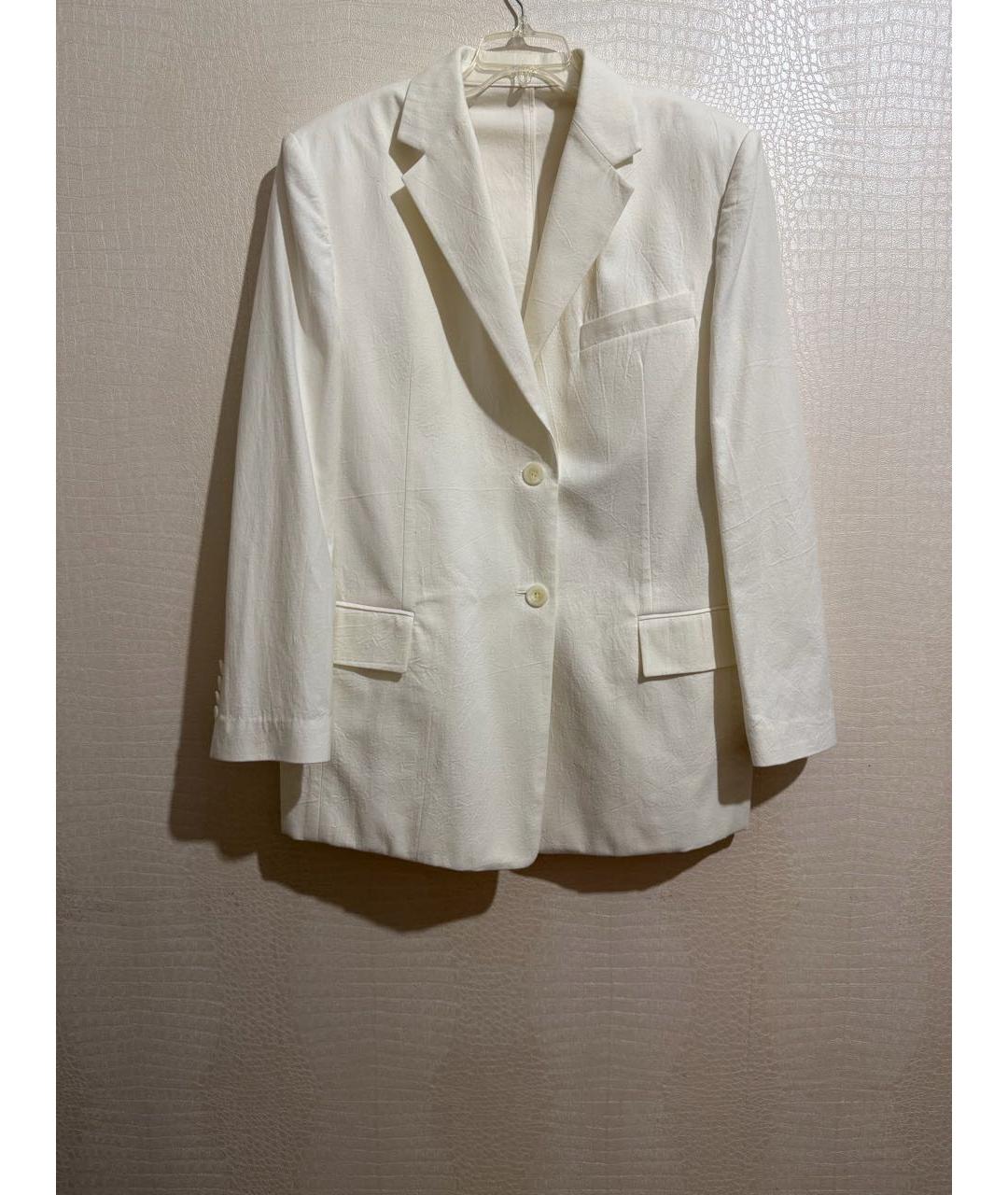 JUUN.J Белый льняной жакет/пиджак, фото 8