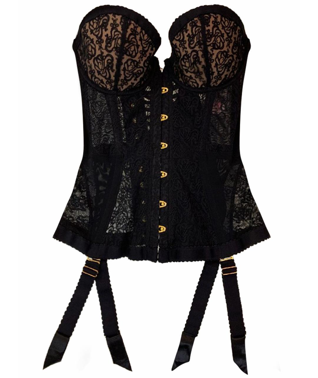 AGENT PROVOCATEUR Черный полиэстеровый корсет, фото 1