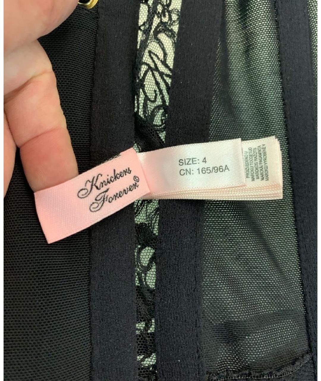 AGENT PROVOCATEUR Черный полиэстеровый корсет, фото 5