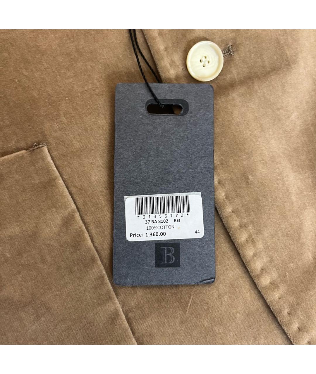 BALMAIN Горчичный велюровый пиджак, фото 7