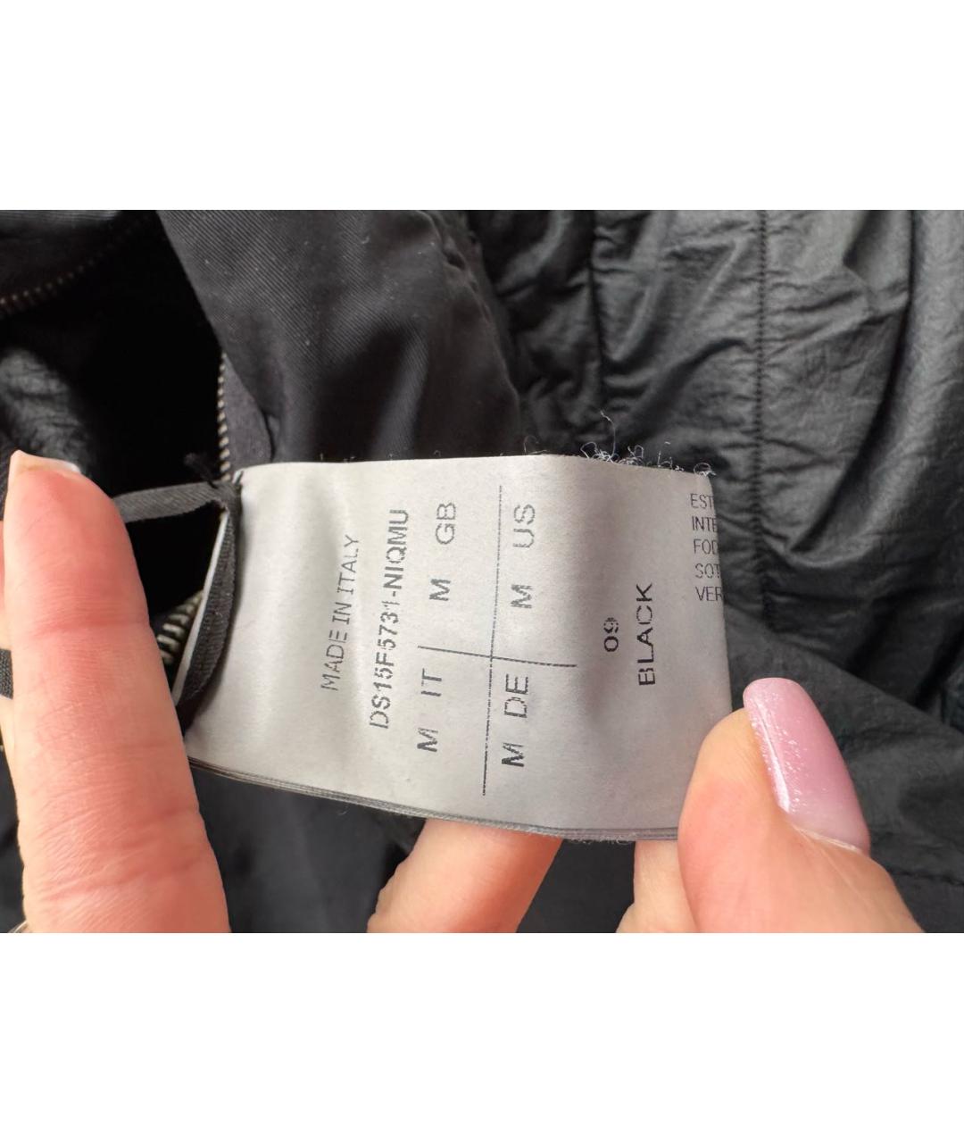 RICK OWENS DRKSHDW Черная полиамидовая куртка, фото 5