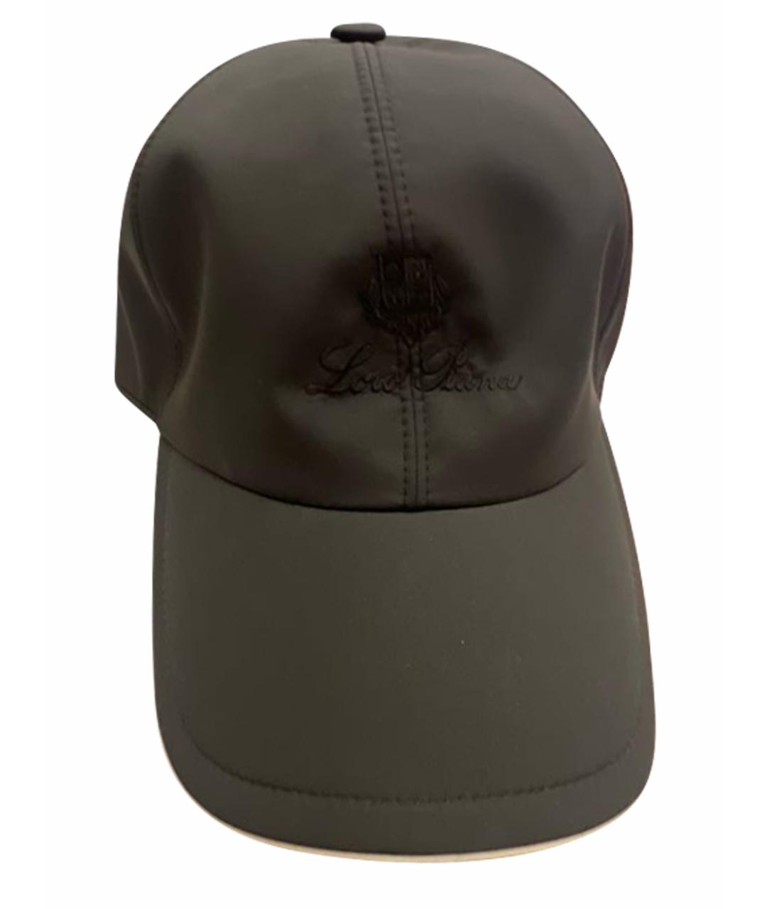LORO PIANA Черная кепка/бейсболка, фото 1