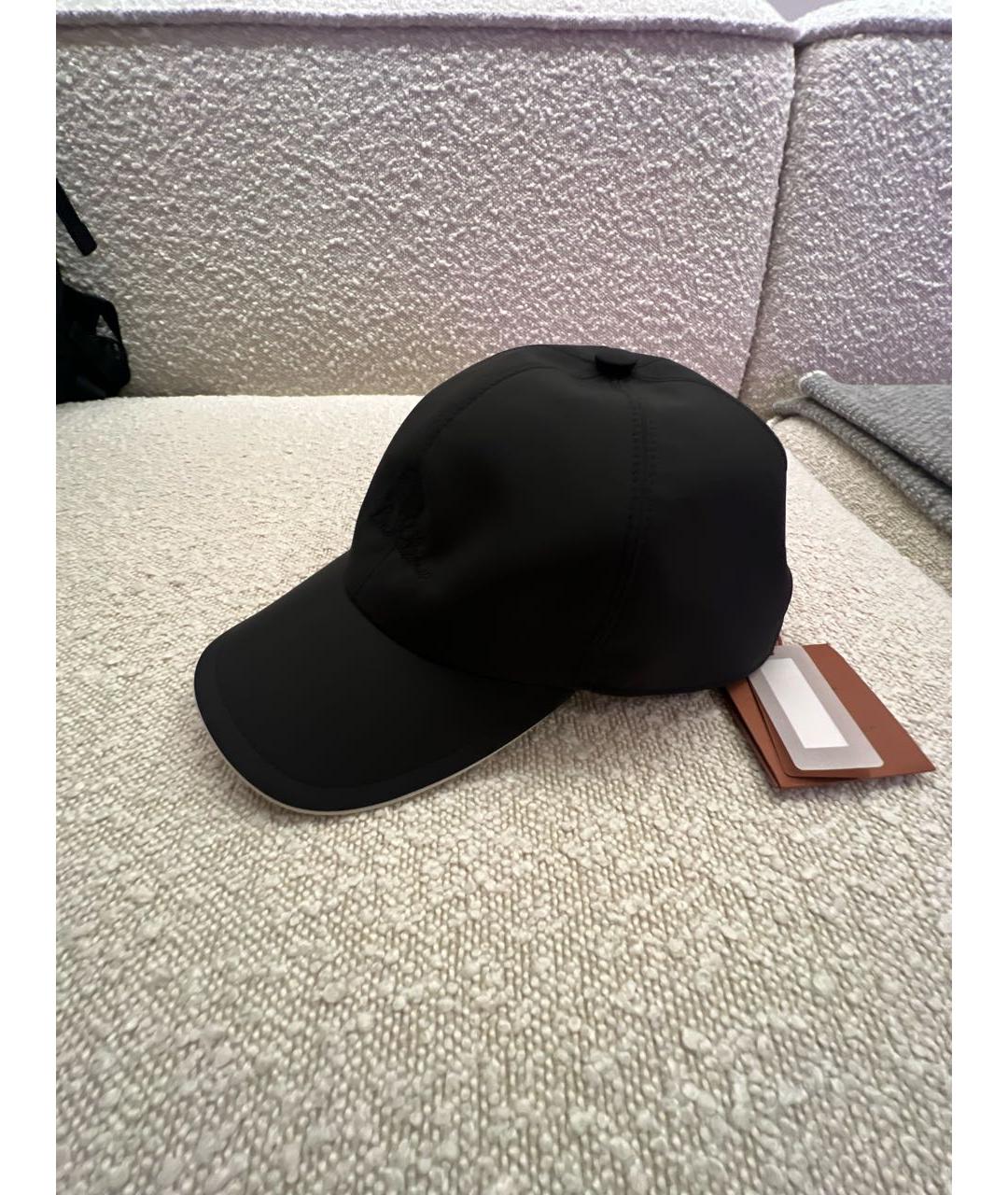 LORO PIANA Черная кепка/бейсболка, фото 3