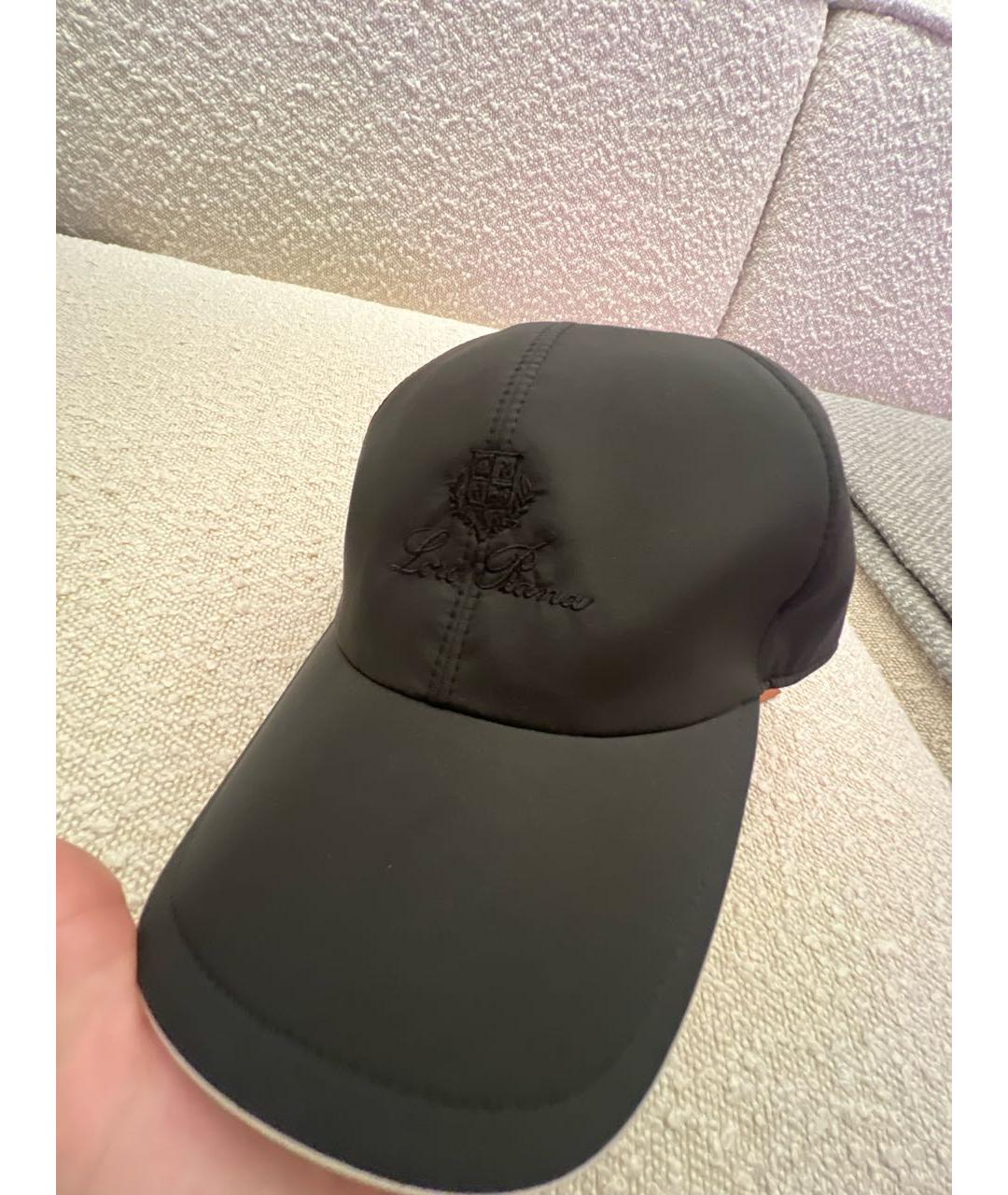 LORO PIANA Черная кепка/бейсболка, фото 4