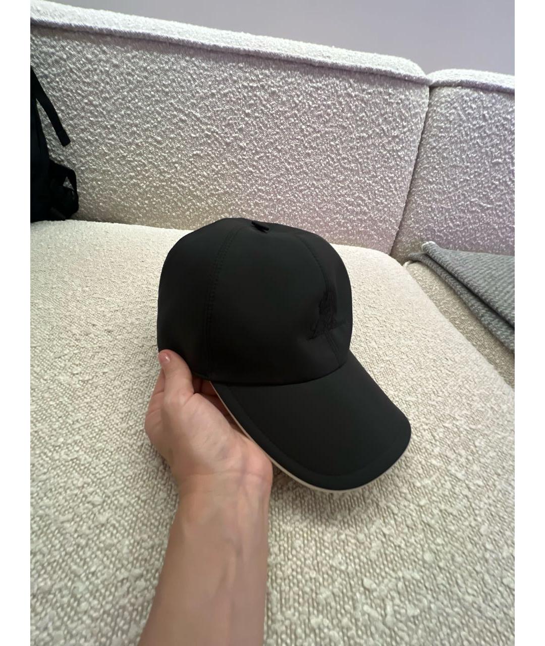 LORO PIANA Черная кепка/бейсболка, фото 5