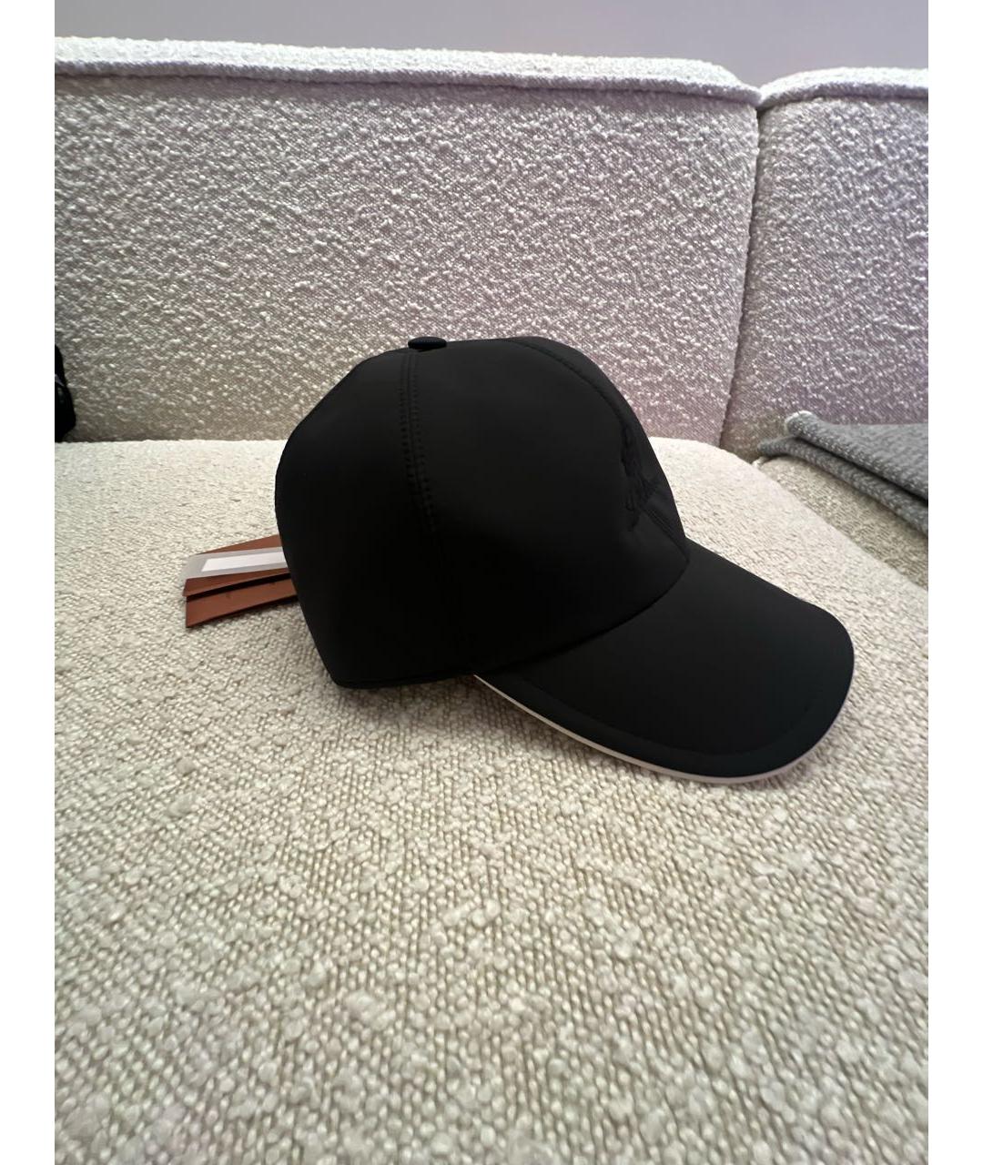 LORO PIANA Черная кепка/бейсболка, фото 2