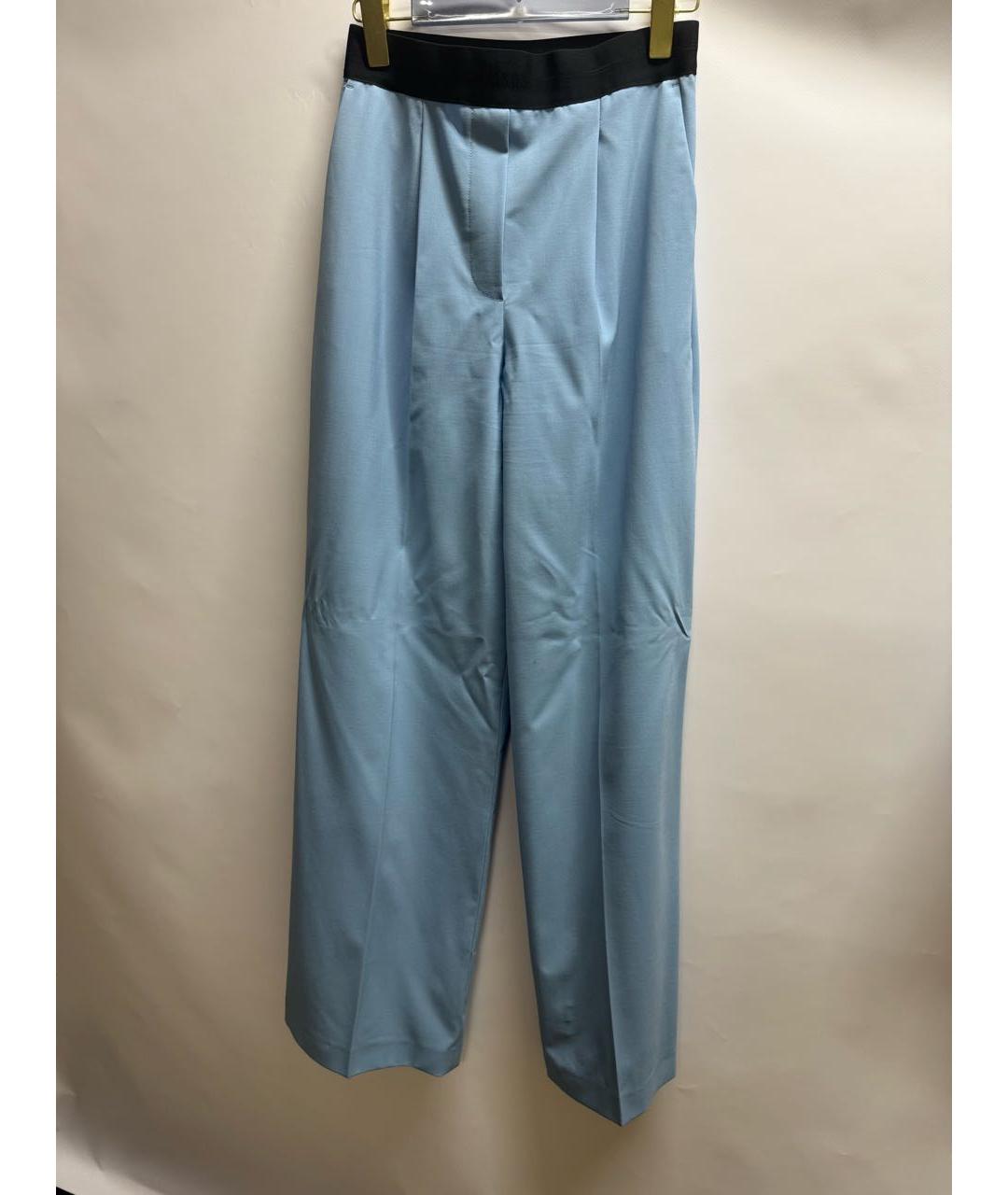 MSGM Голубой вискозный костюм с брюками, фото 6