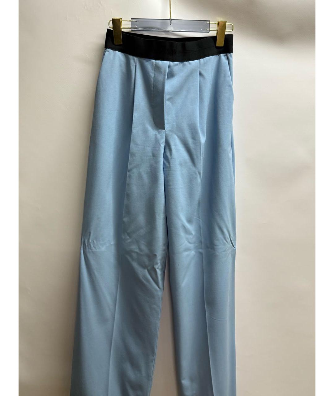 MSGM Голубой вискозный костюм с брюками, фото 2