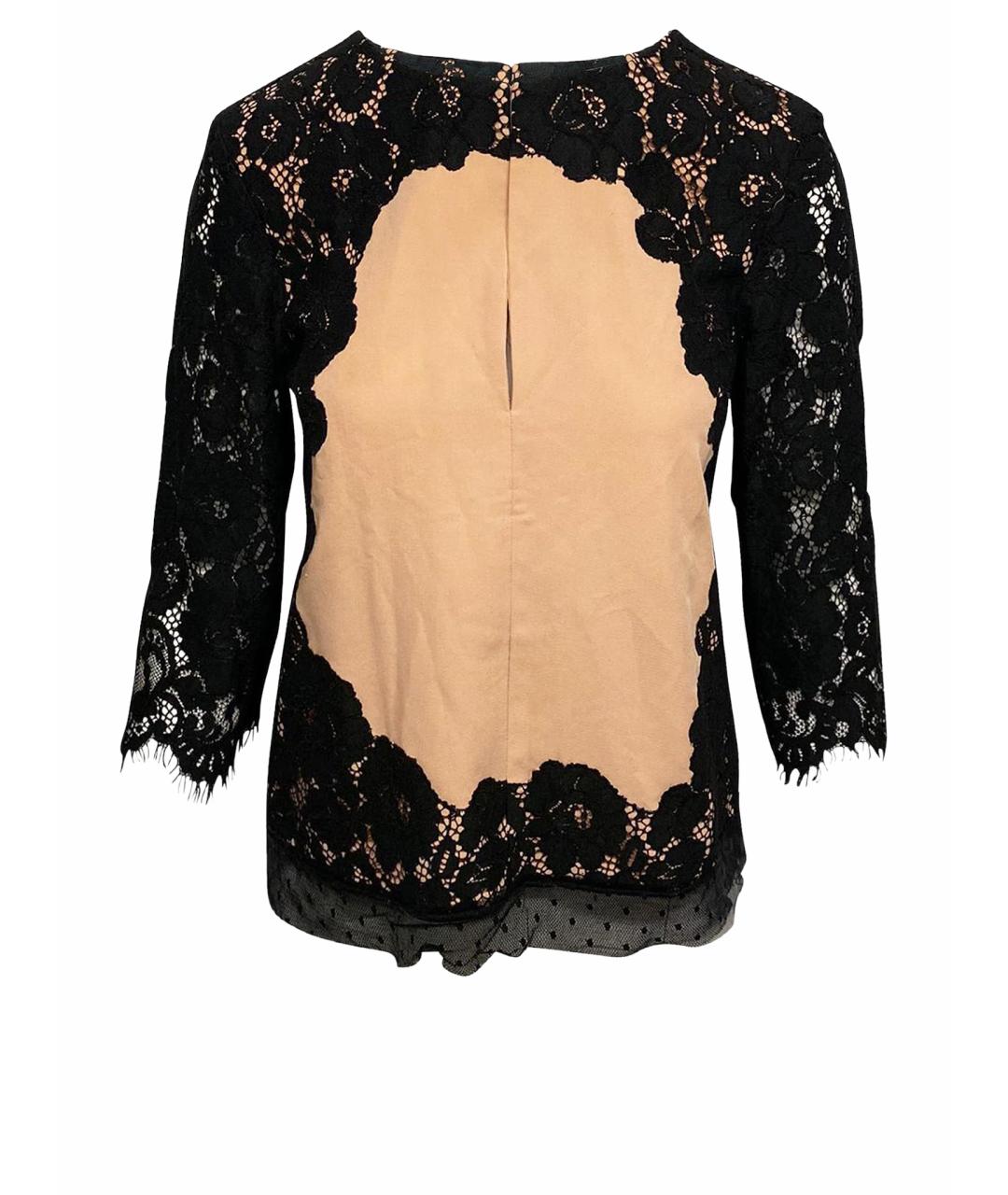 TWIN-SET Бежевая вискозная рубашка, фото 1