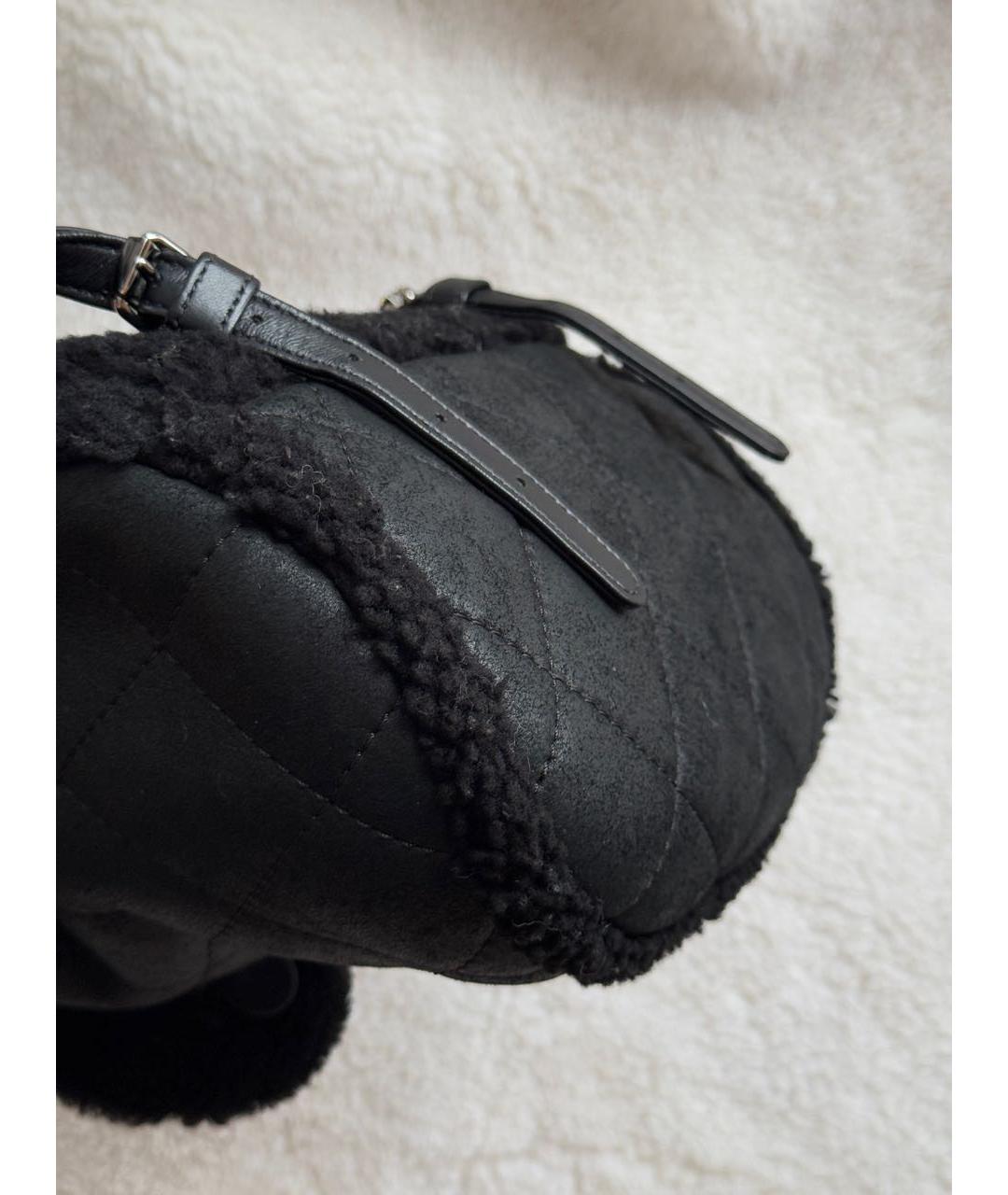 CHANEL Черный кожаный рюкзак, фото 6