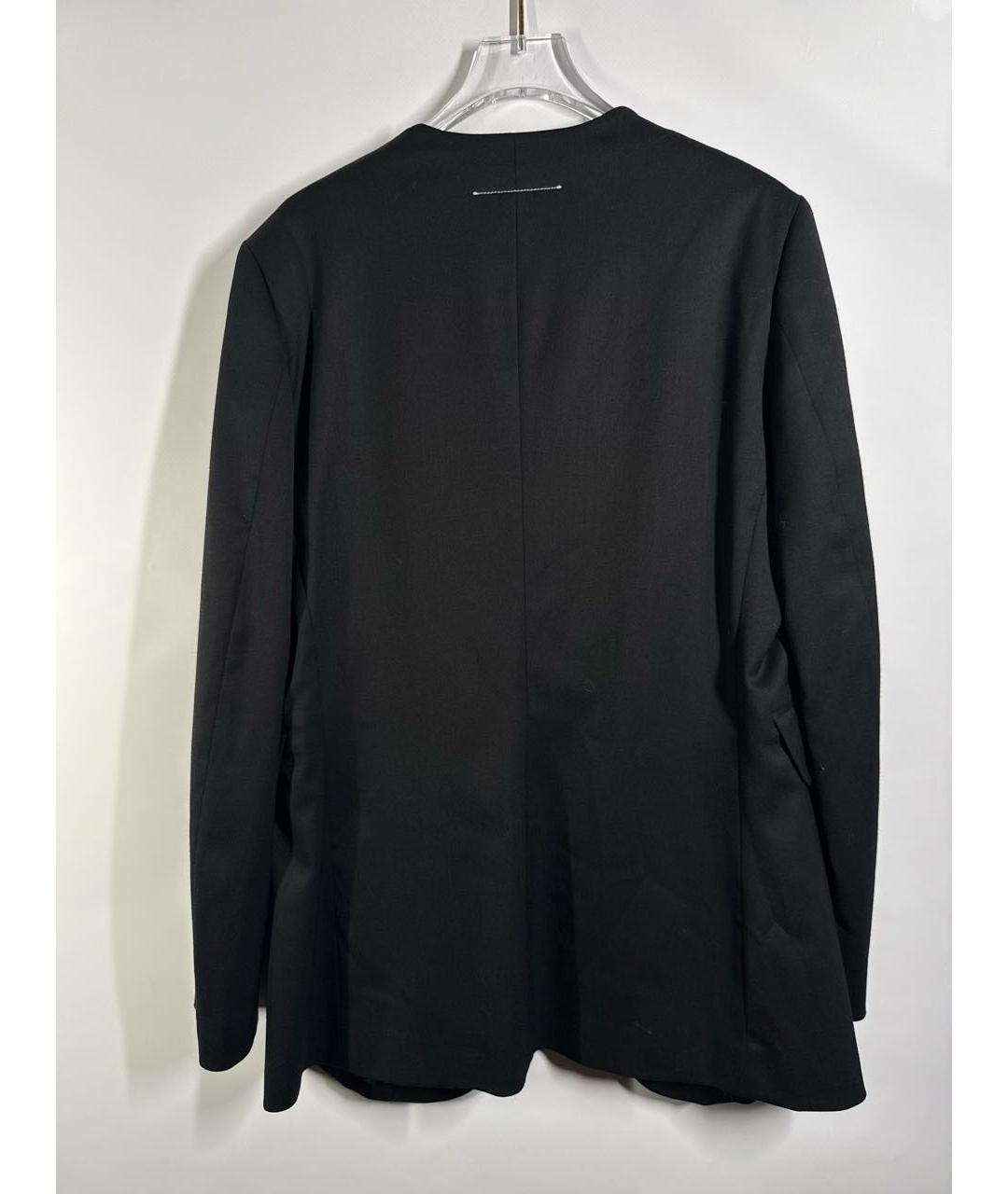 MAISON MARGIELA Черный вискозный жакет/пиджак, фото 2