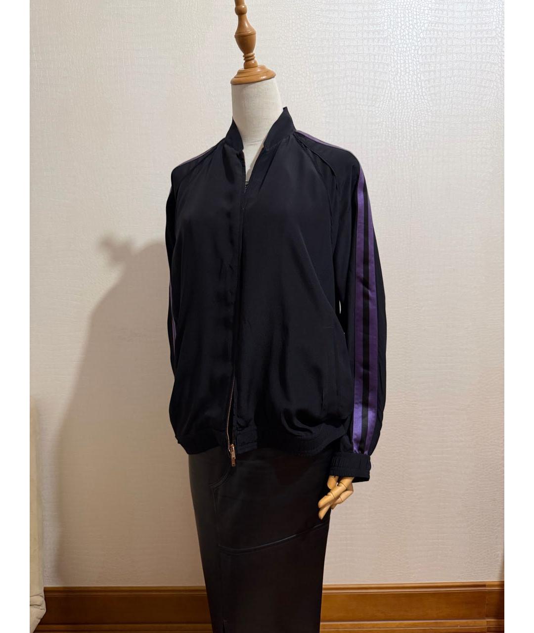 GUCCI Черный шелковый кардиган, фото 4