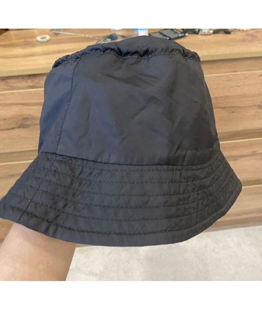 FENDI Черная синтетическая шапка, фото 3