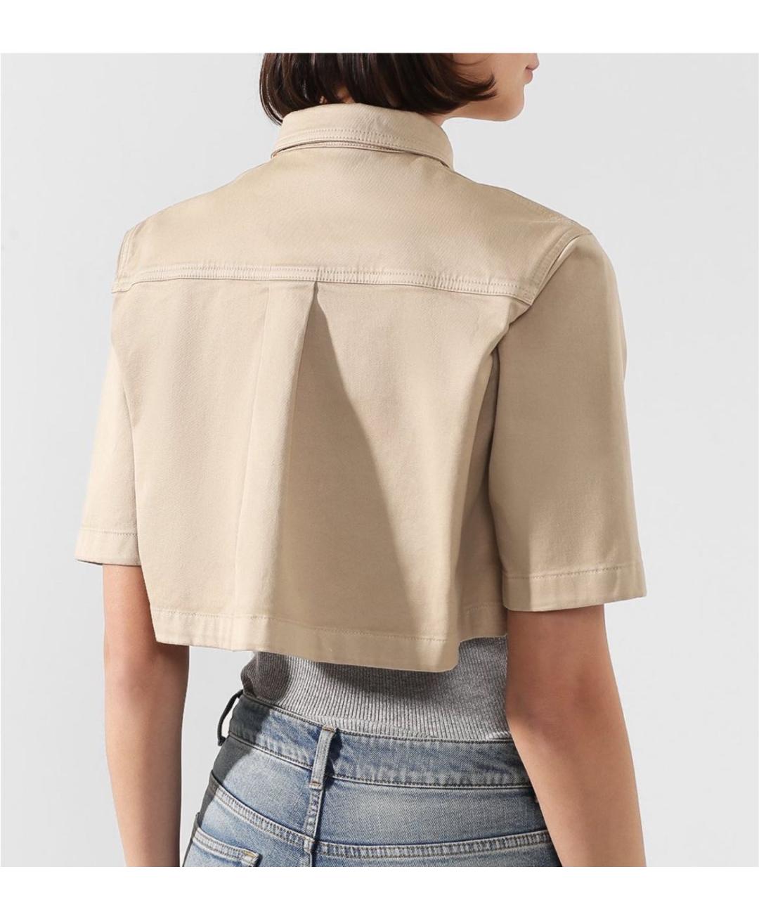 BALMAIN Бежевый деним жакет/пиджак, фото 2