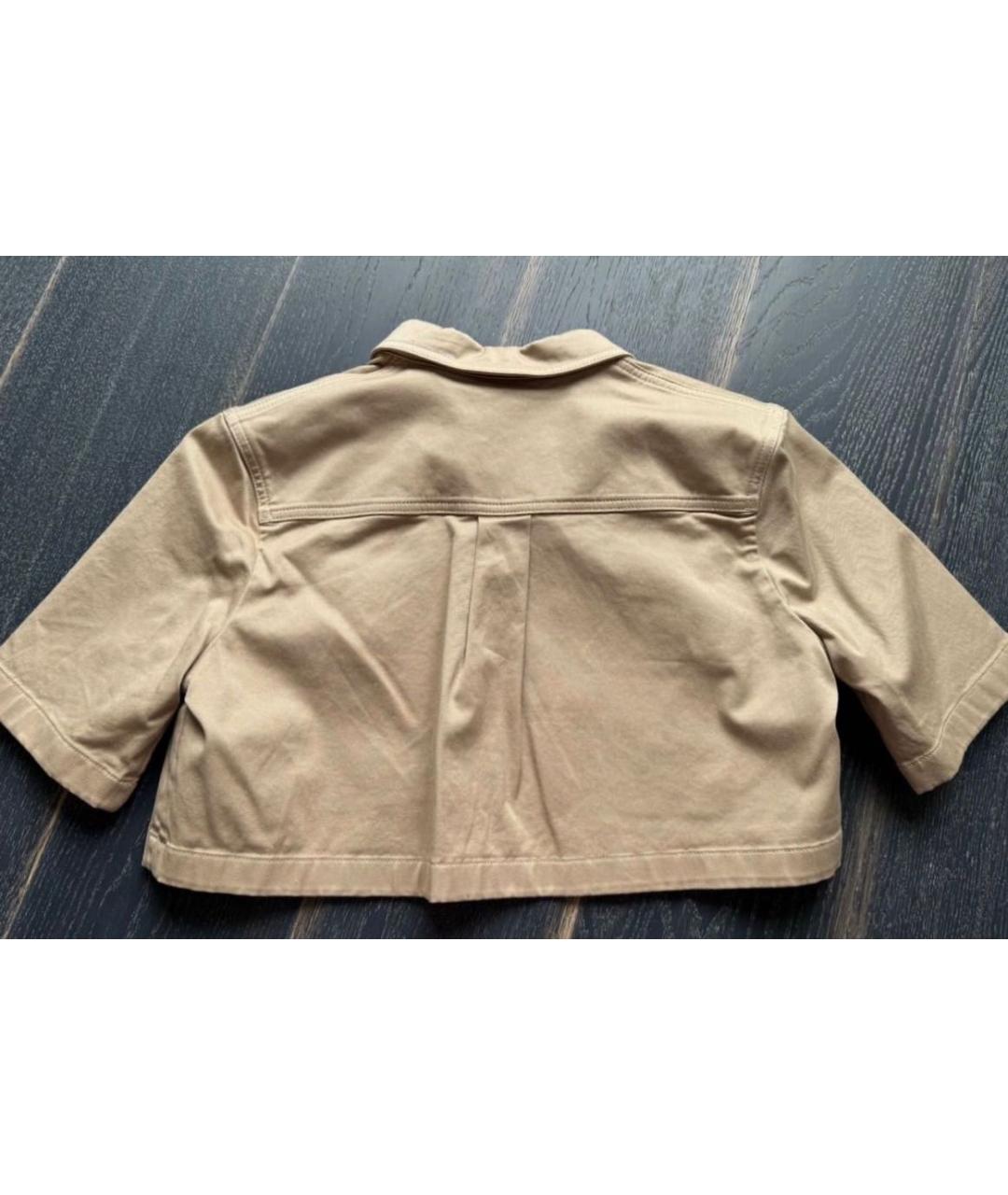 BALMAIN Бежевый деним жакет/пиджак, фото 6