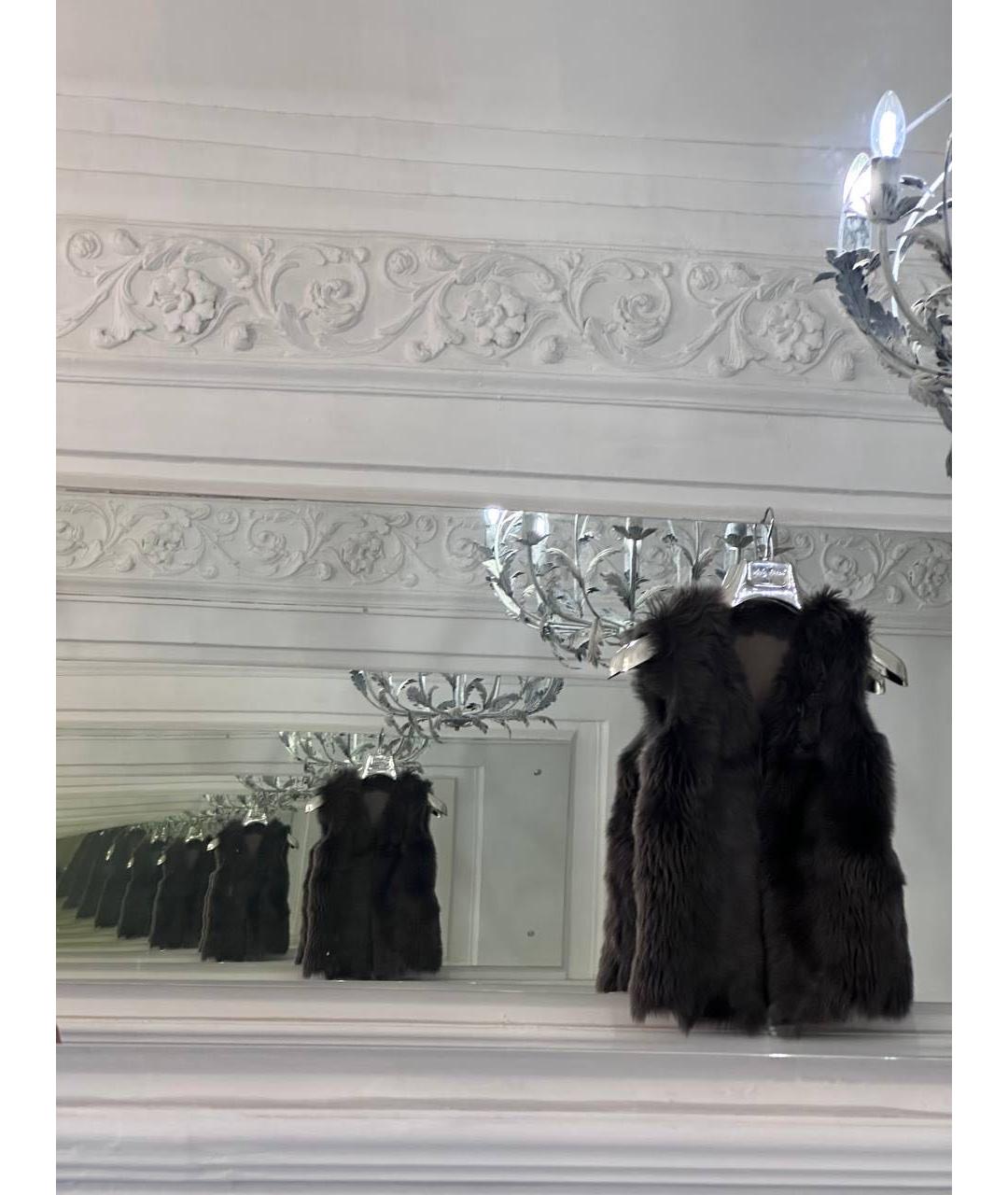 ESCADA Бежевый кожаный жилет, фото 5