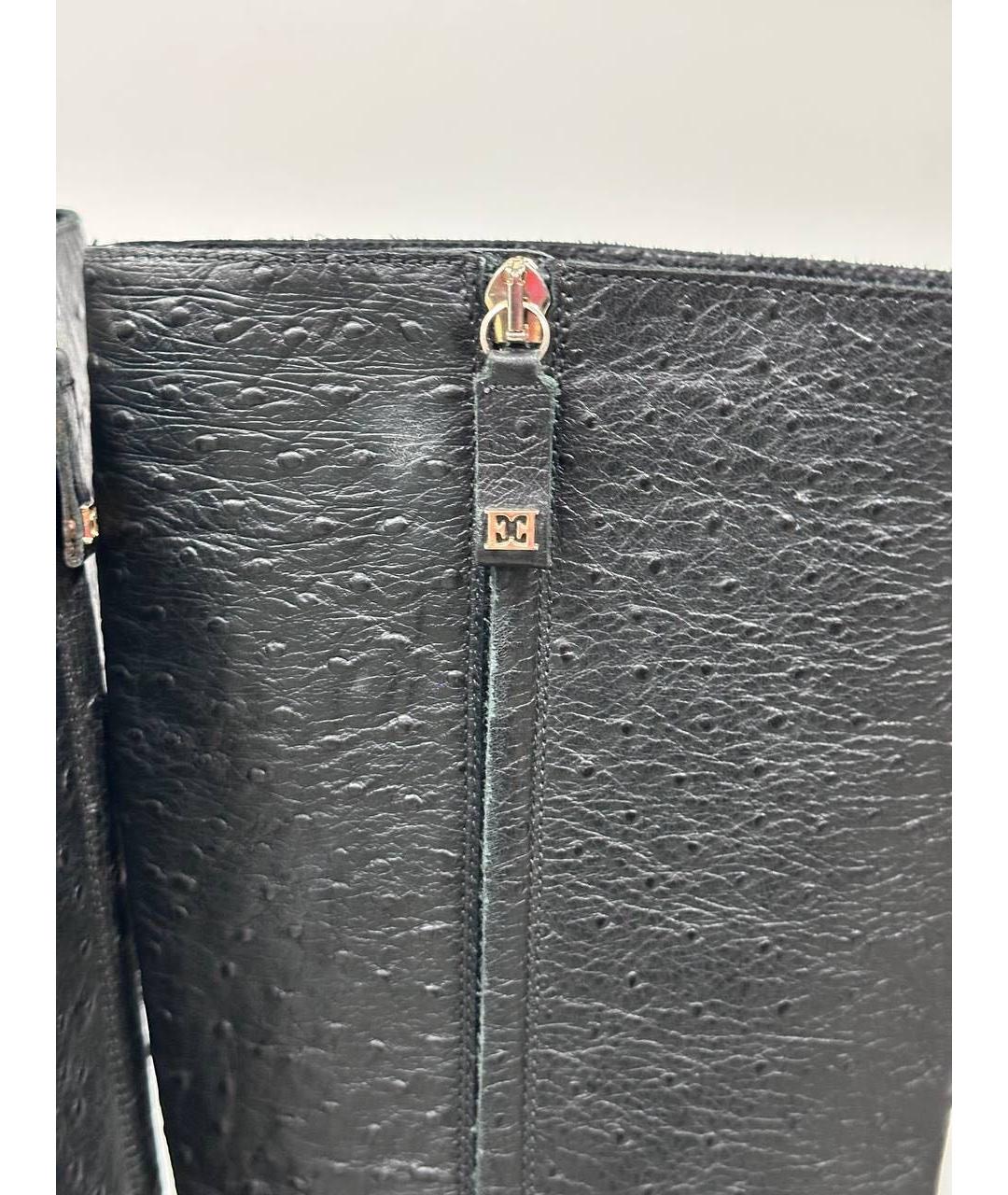 ESCADA Черные кожаные сапоги, фото 4