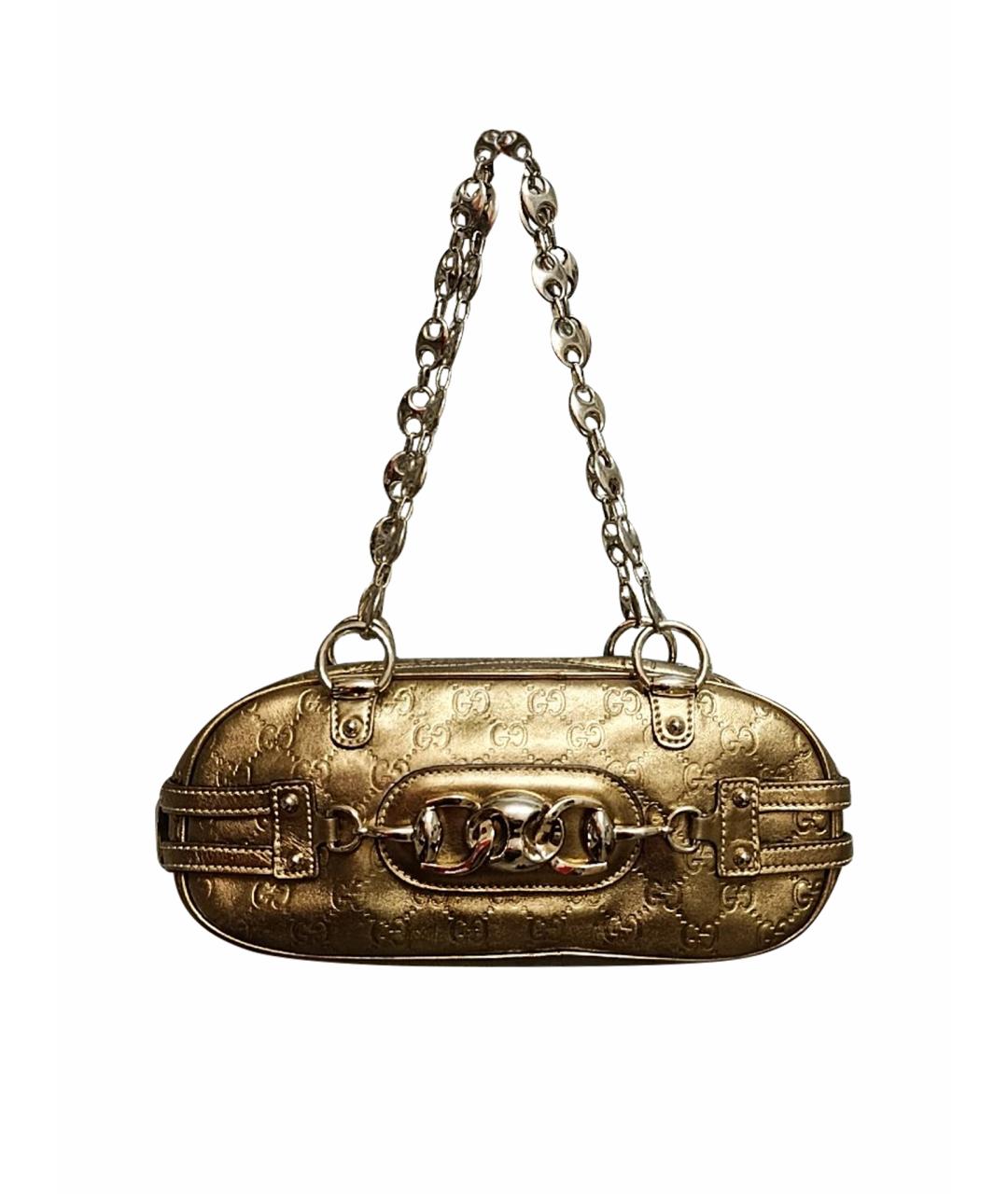 GUCCI Золотая сумка через плечо, фото 1