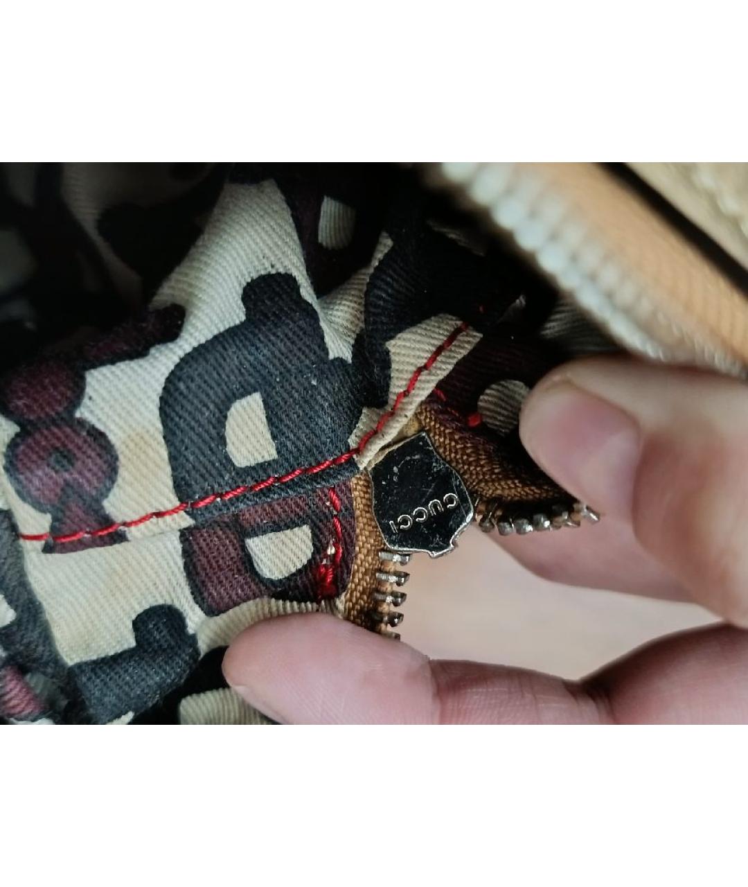 GUCCI Золотая сумка через плечо, фото 5