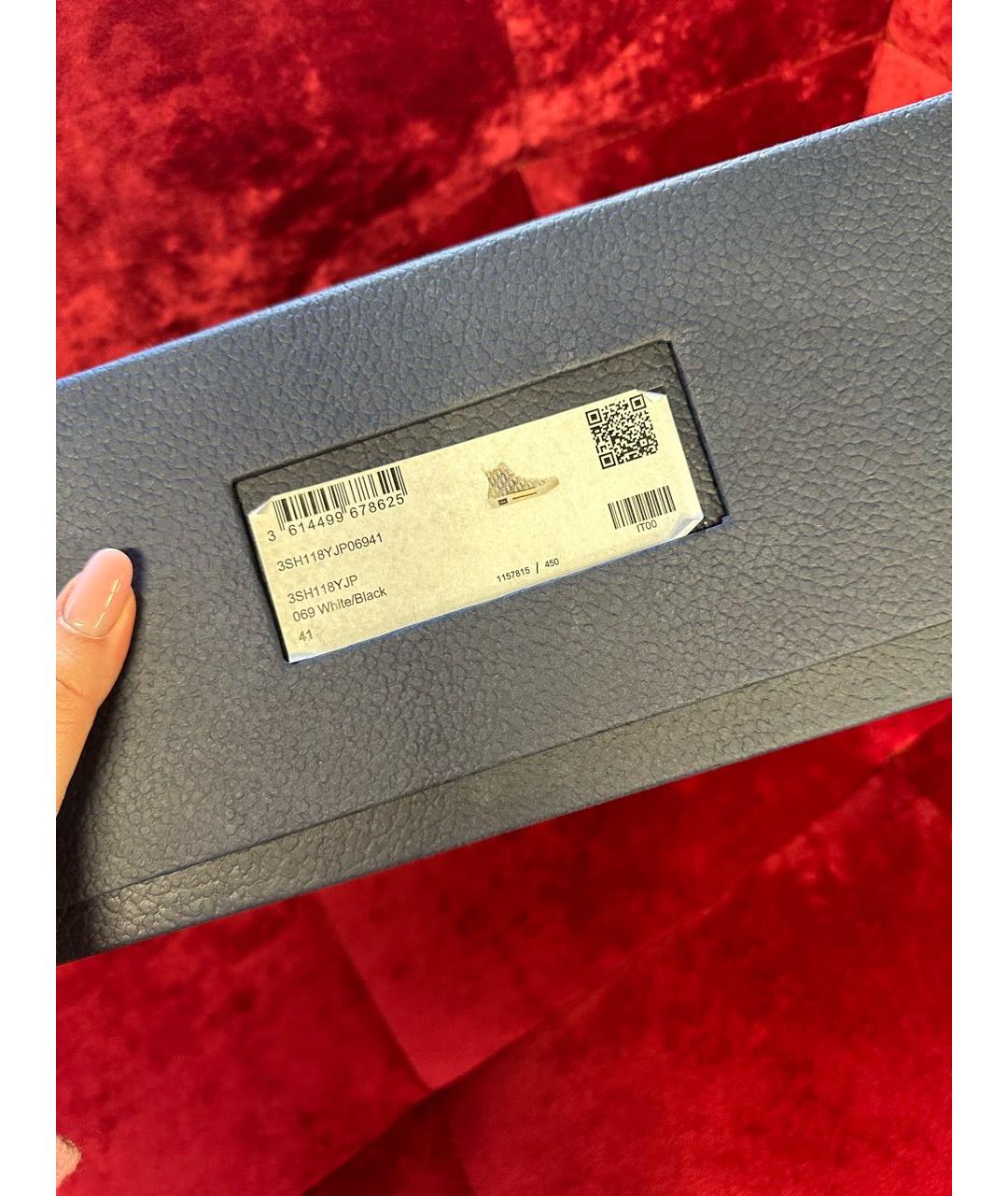 CHRISTIAN DIOR Серые кеды, фото 6