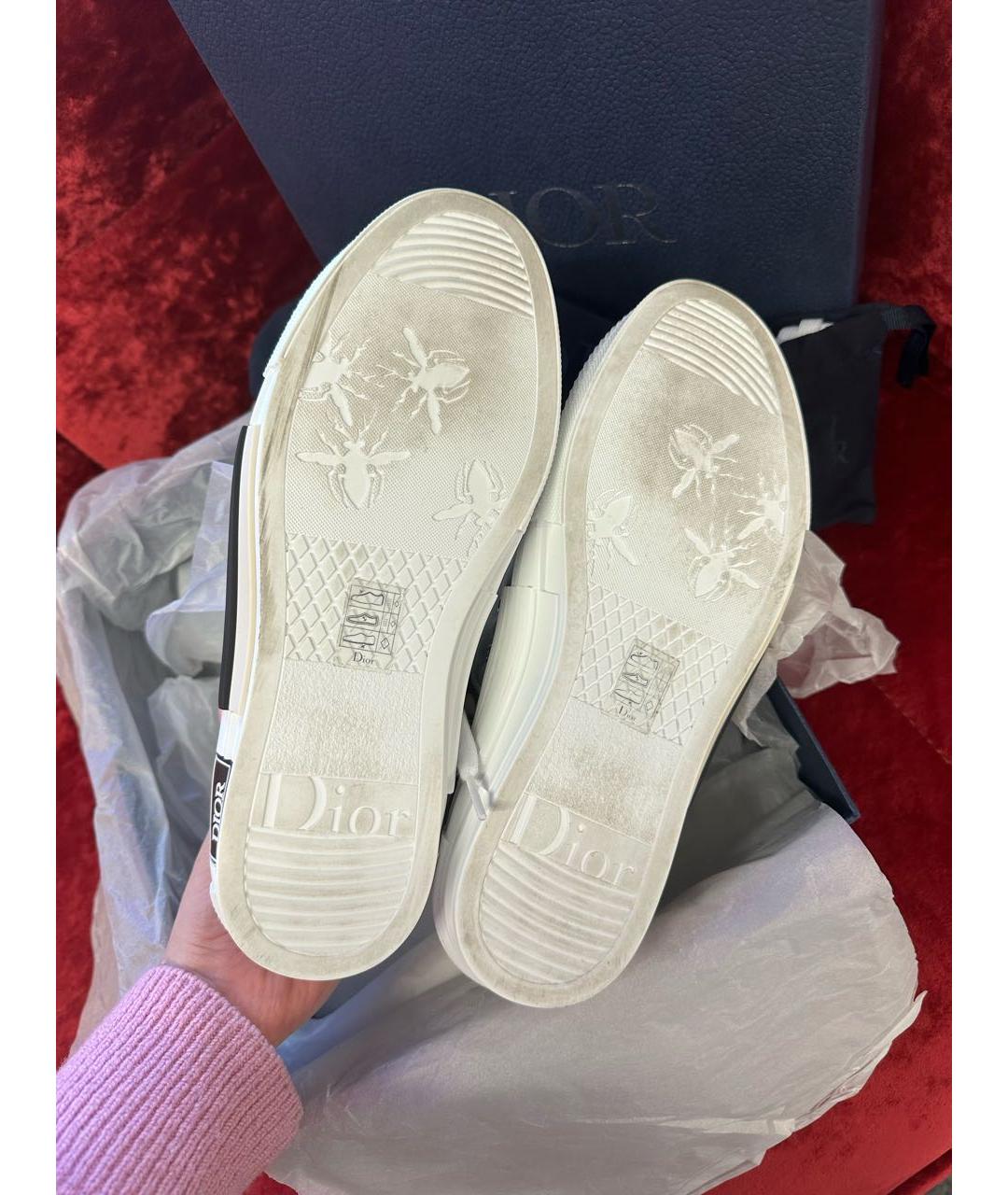 CHRISTIAN DIOR Серые кеды, фото 4