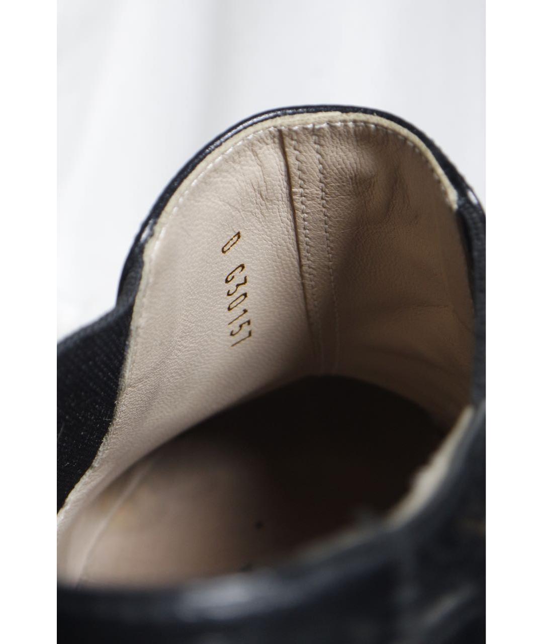 CHANEL Черные кожаные ботильоны, фото 6