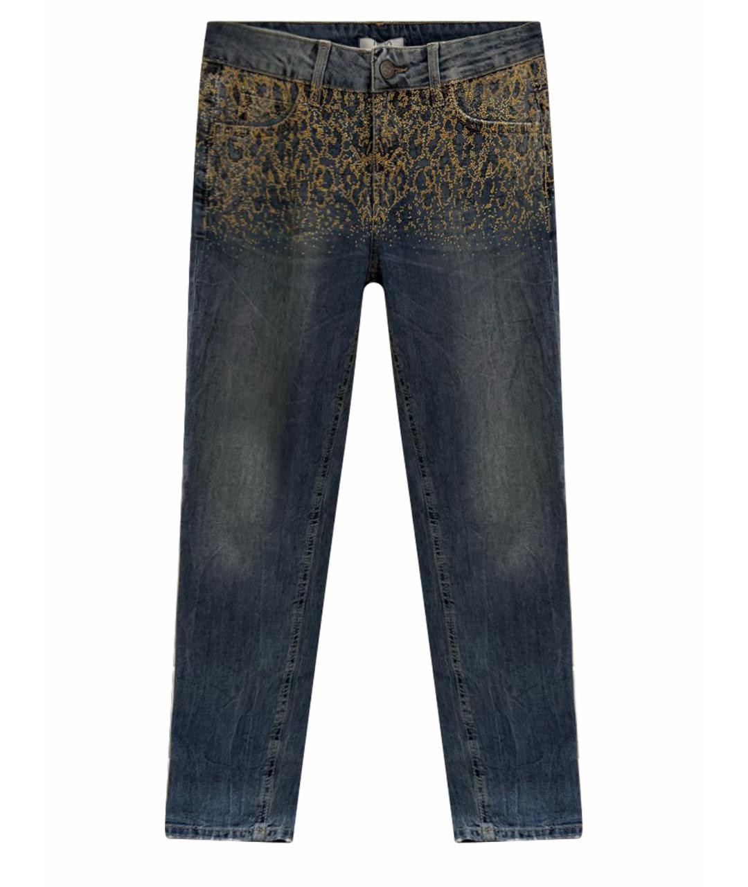 LIU JO Синие хлопковые джинсы слим, фото 1