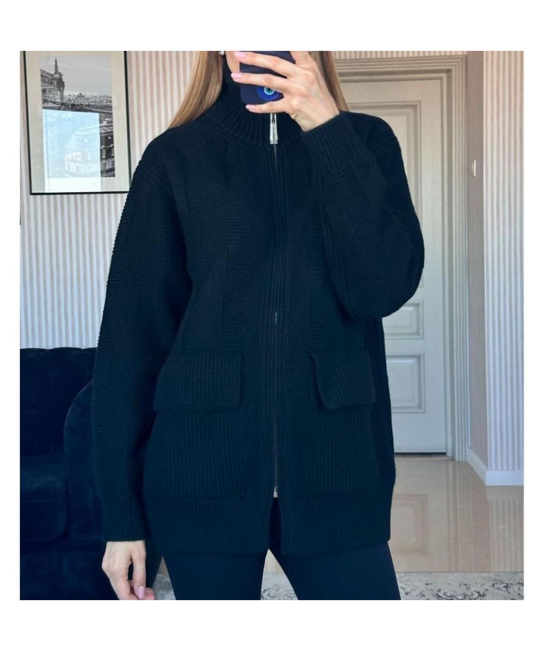 HERMES Черный шерстяной жакет/пиджак, фото 2