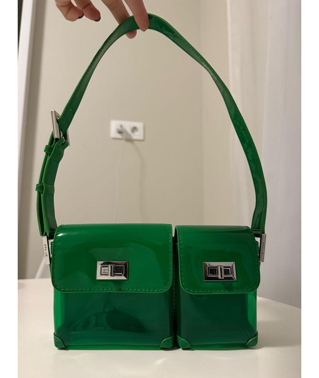 BY FAR Зеленая сумка через плечо, фото 7