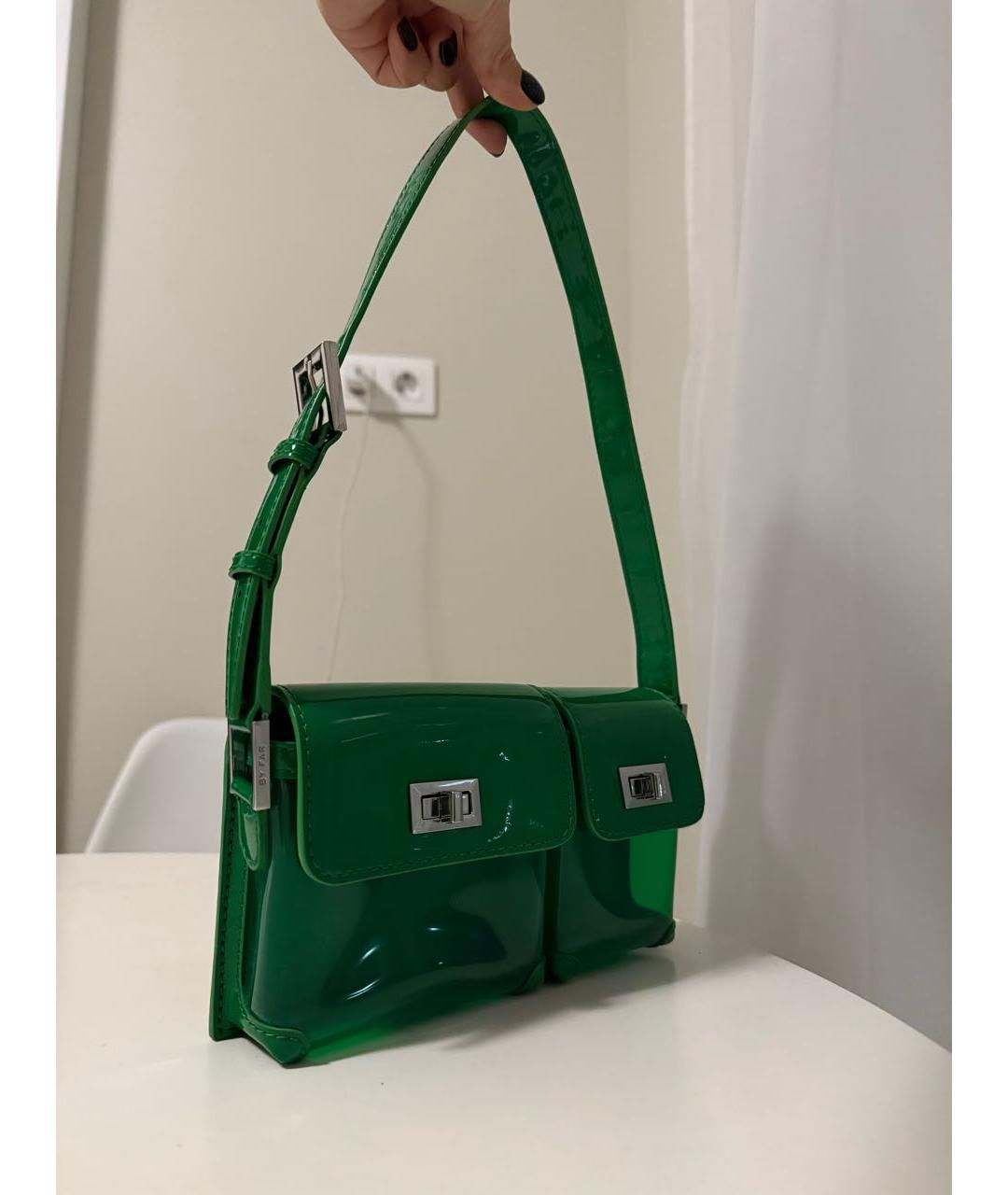 BY FAR Зеленая сумка через плечо, фото 2