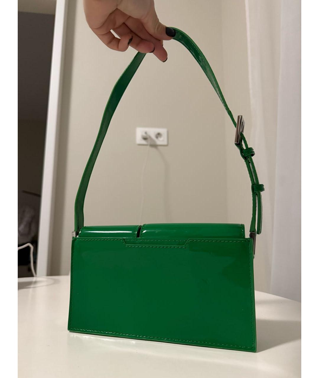 BY FAR Зеленая сумка через плечо, фото 3