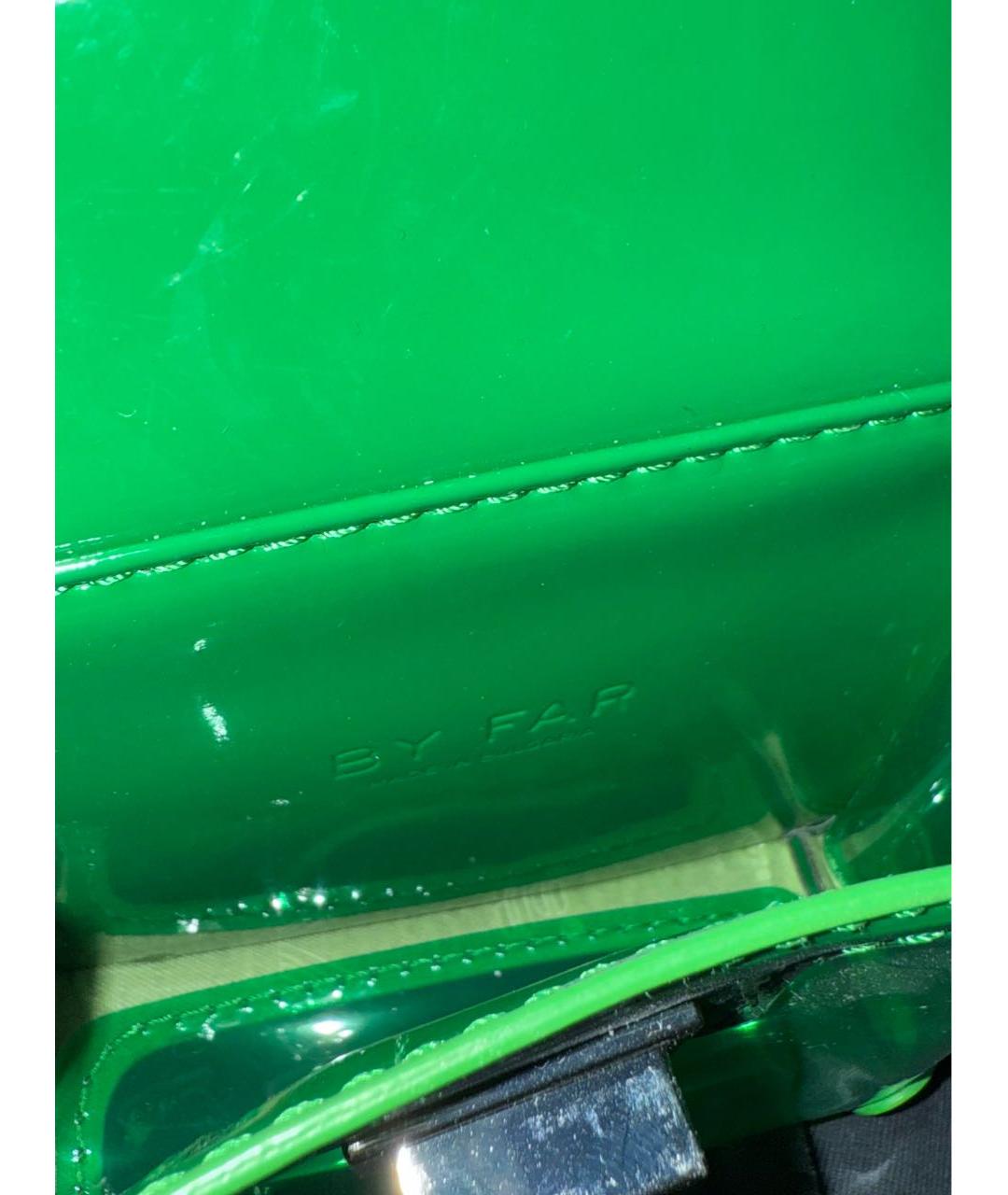 BY FAR Зеленая сумка через плечо, фото 5