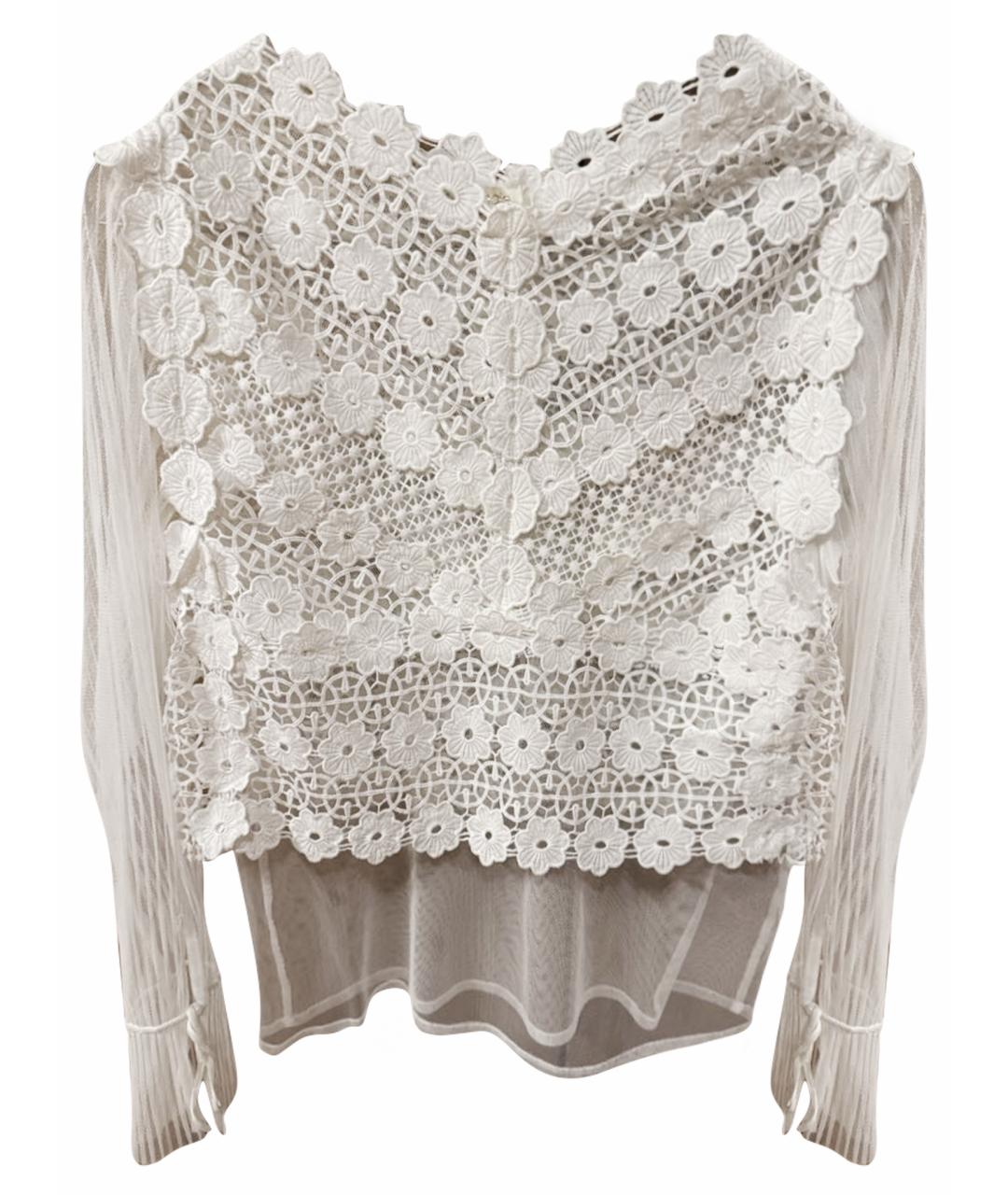 MAJE Белая полиэстеровая блузы, фото 1