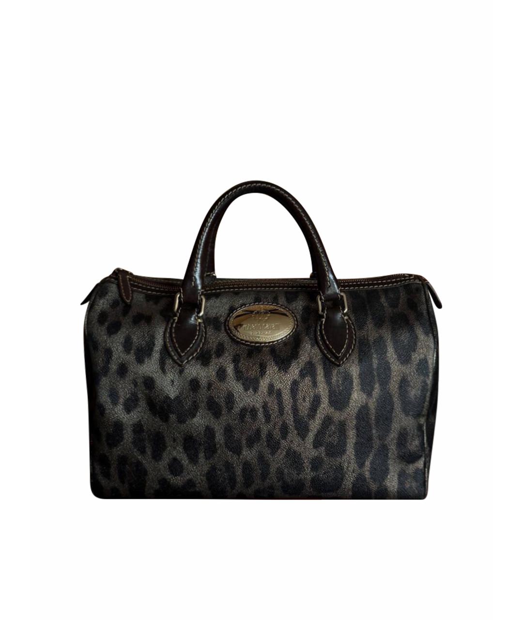 ROBERTO CAVALLI Мульти кожаная сумка с короткими ручками, фото 1