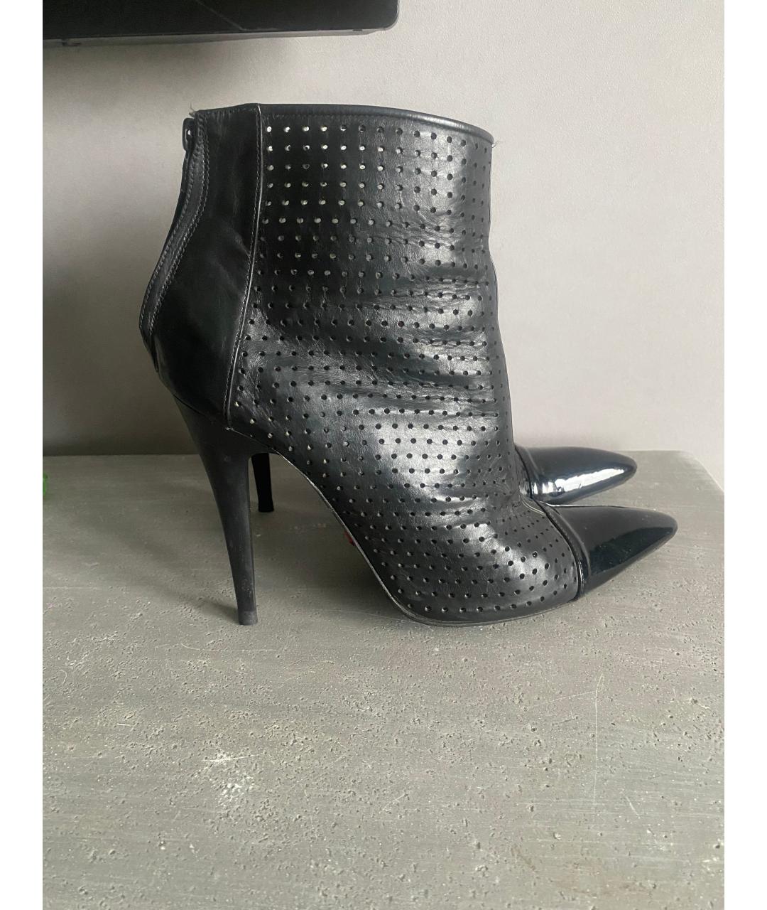 CAREL Черные кожаные ботильоны, фото 7