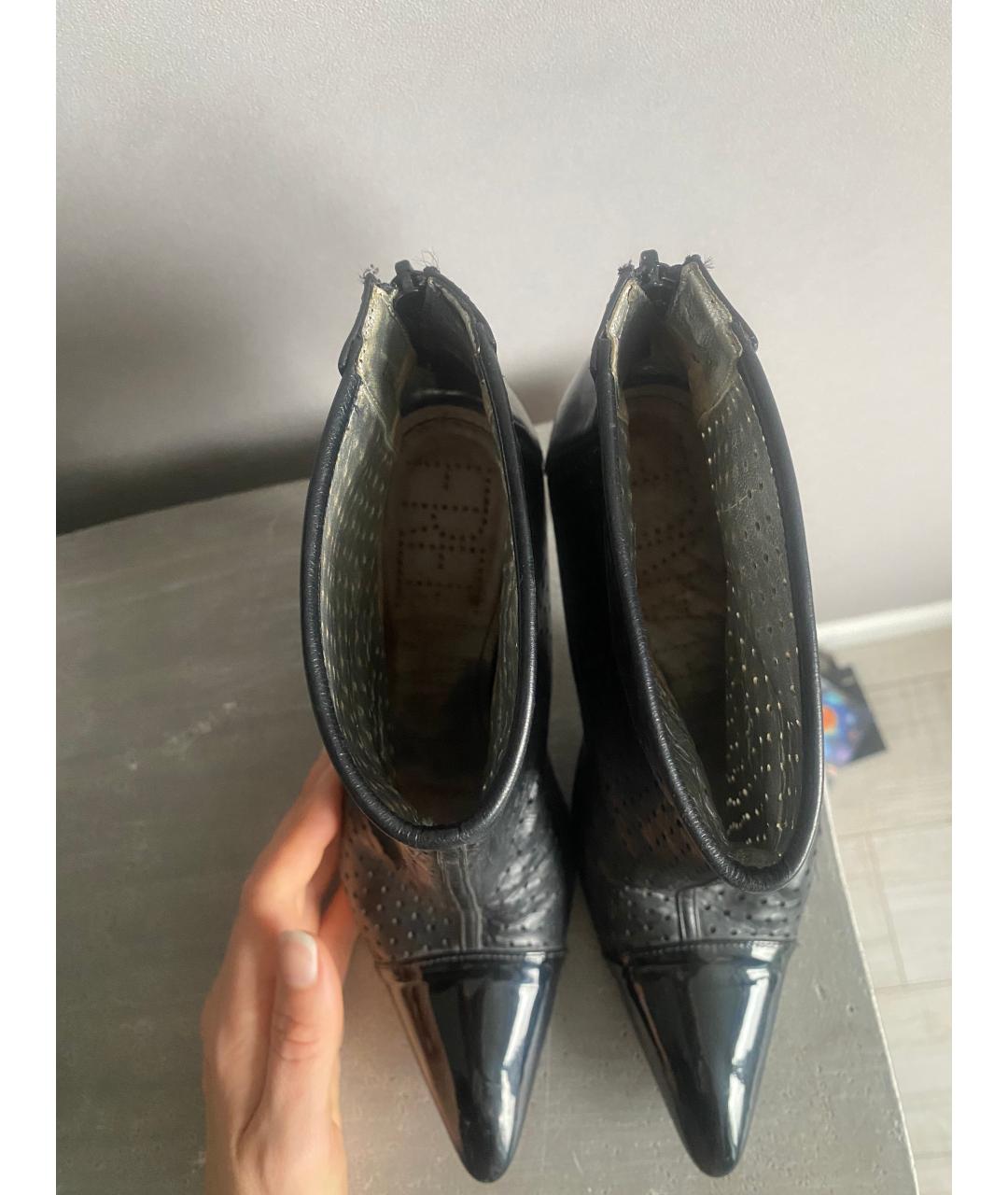 CAREL Черные кожаные ботильоны, фото 5