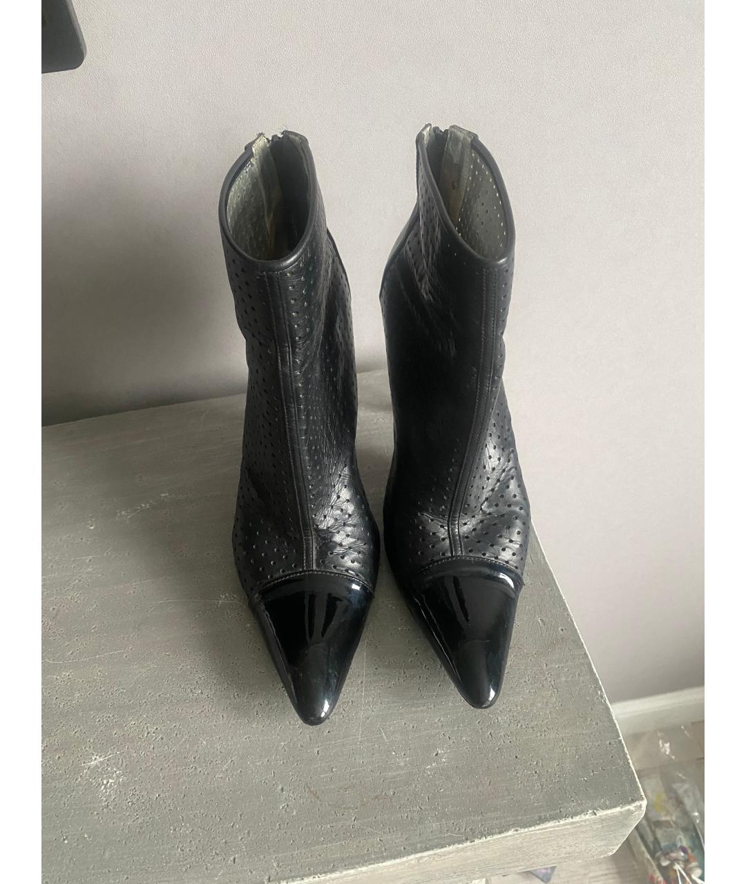 CAREL Черные кожаные ботильоны, фото 3