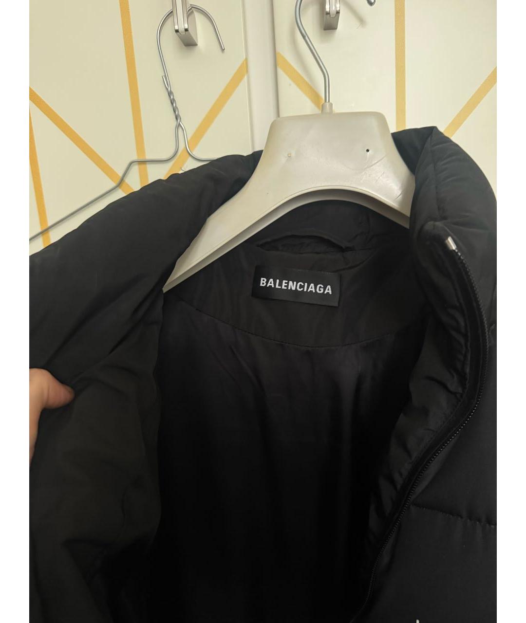 BALENCIAGA Черный пуховик, фото 3